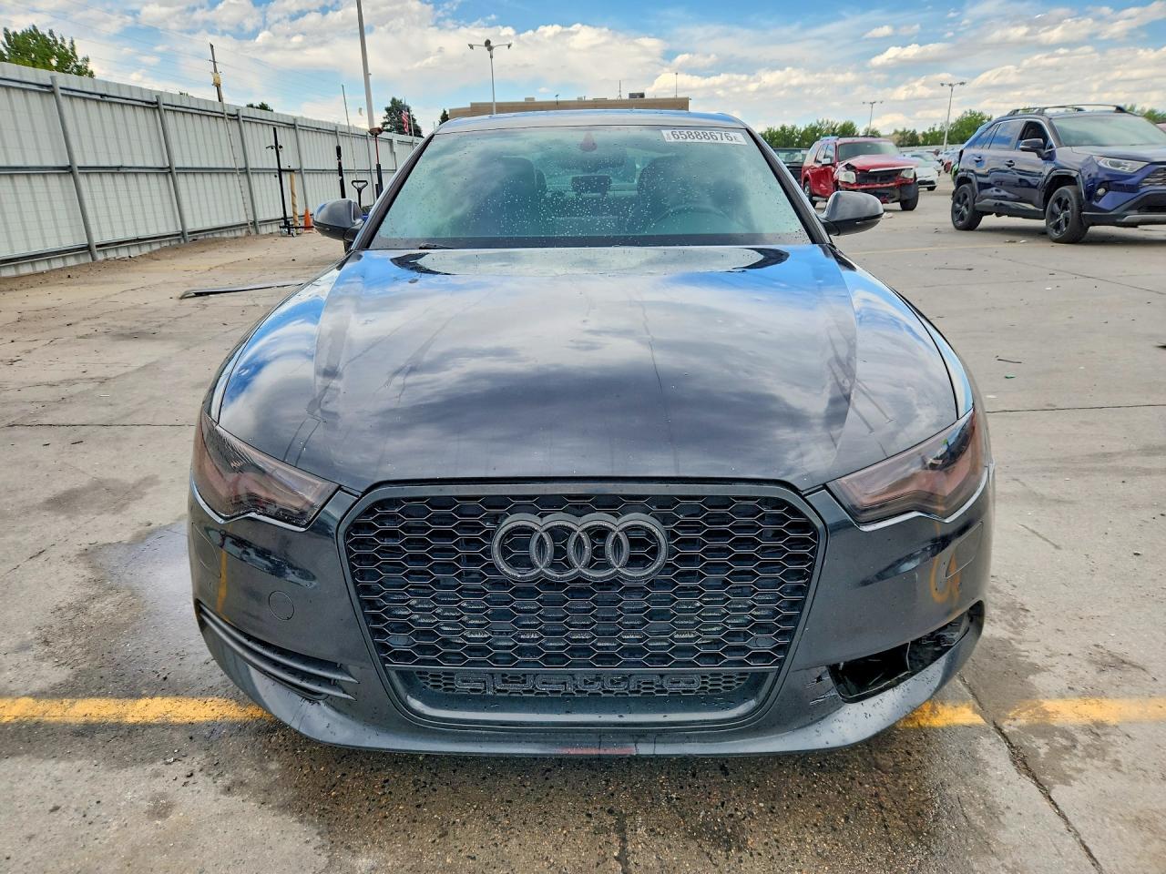 2014 Audi A6 Premium Plus Black vin: WAUFMAFC9EN148709