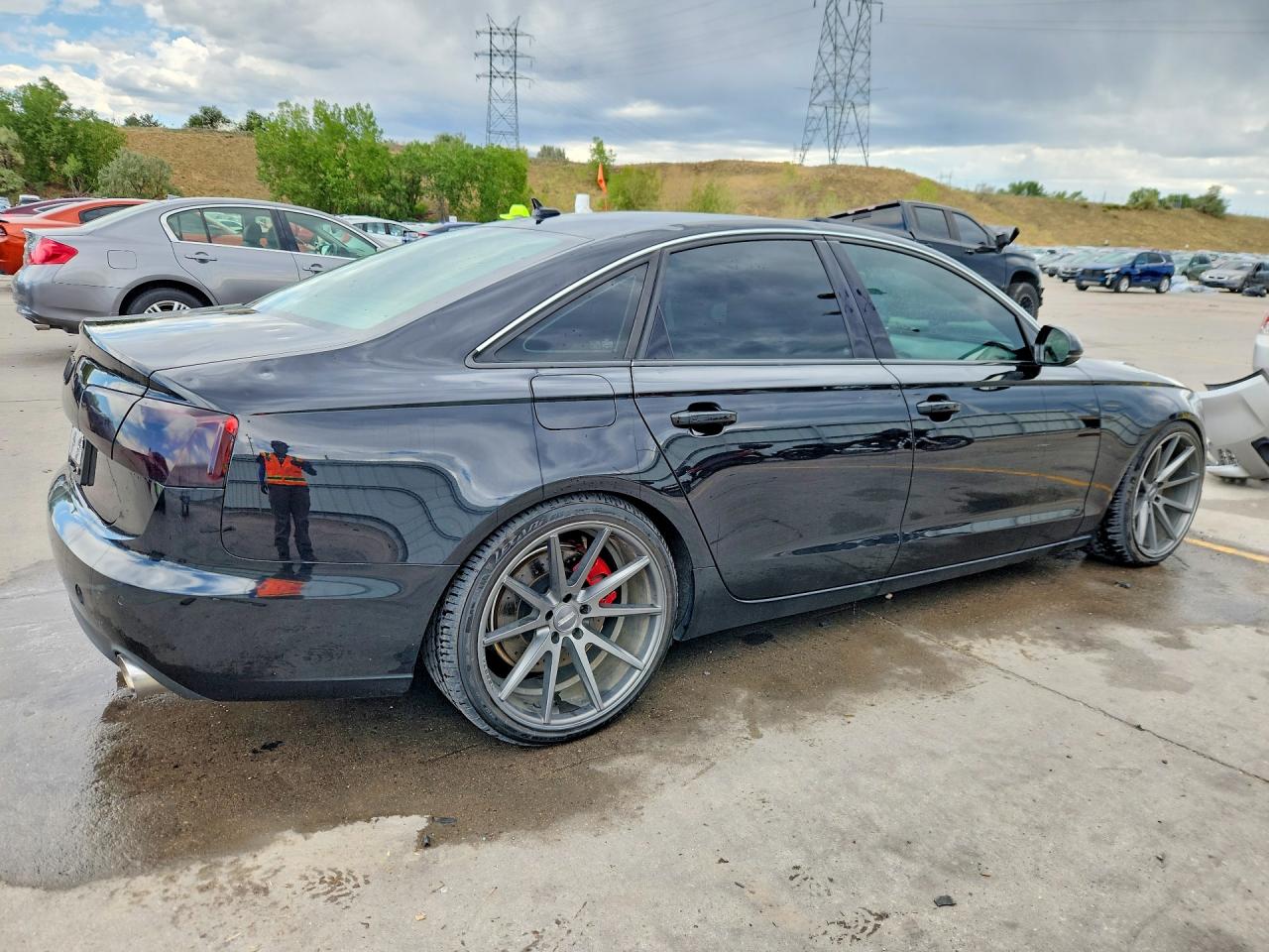 2014 Audi A6 Premium Plus Black vin: WAUFMAFC9EN148709