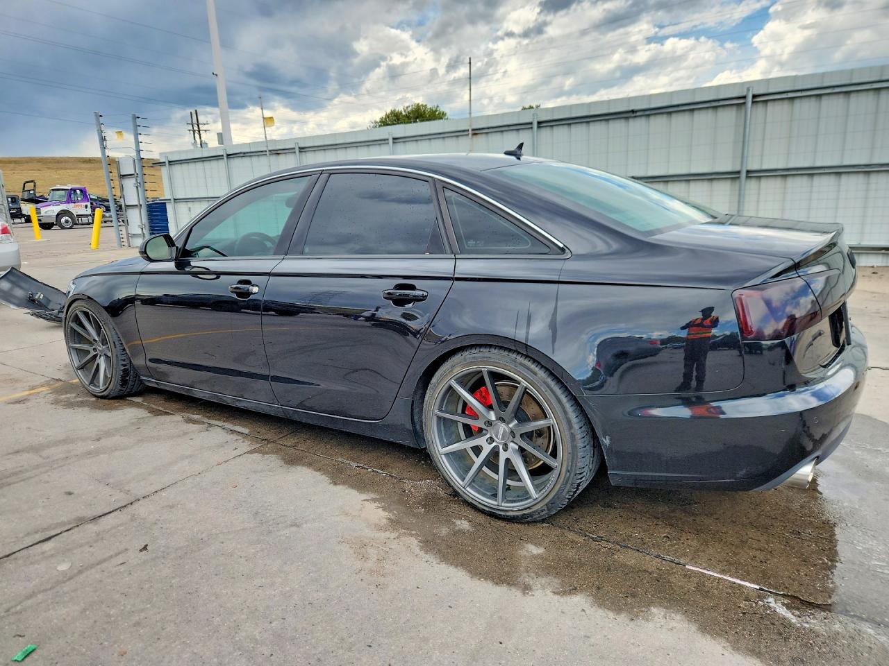 2014 Audi A6 Premium Plus Black vin: WAUFMAFC9EN148709