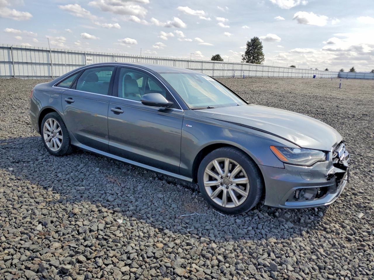 2015 Audi A6 Premium Plus Charcoal vin: WAUFMAFCXFN017001