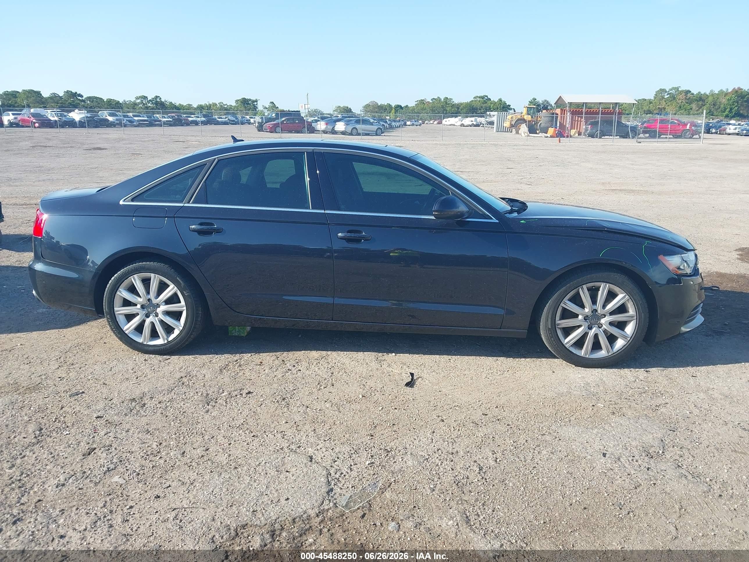 2014 Audi A6 Tdi Progressiv Black vin: WAUFMCFC5EN048649