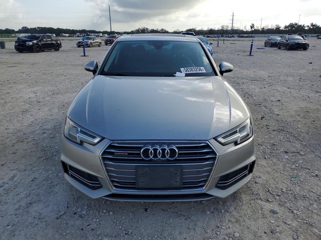 2017 Audi A4 Prestige Silver vin: WAUFNAF49HN064920