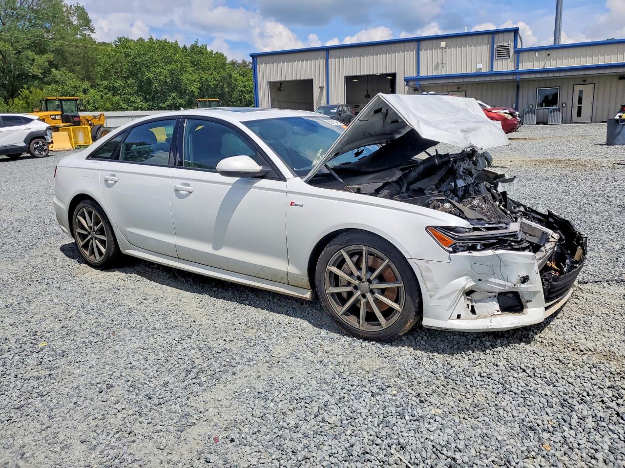 2018 Audi A6 Premium Plus White vin: WAUG3AFC4JN112055