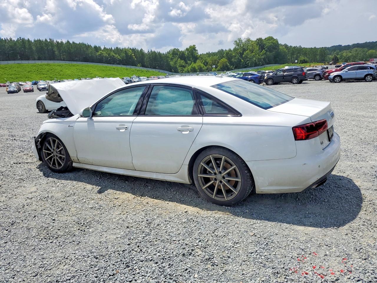 2018 Audi A6 Premium Plus White vin: WAUG3AFC4JN112055