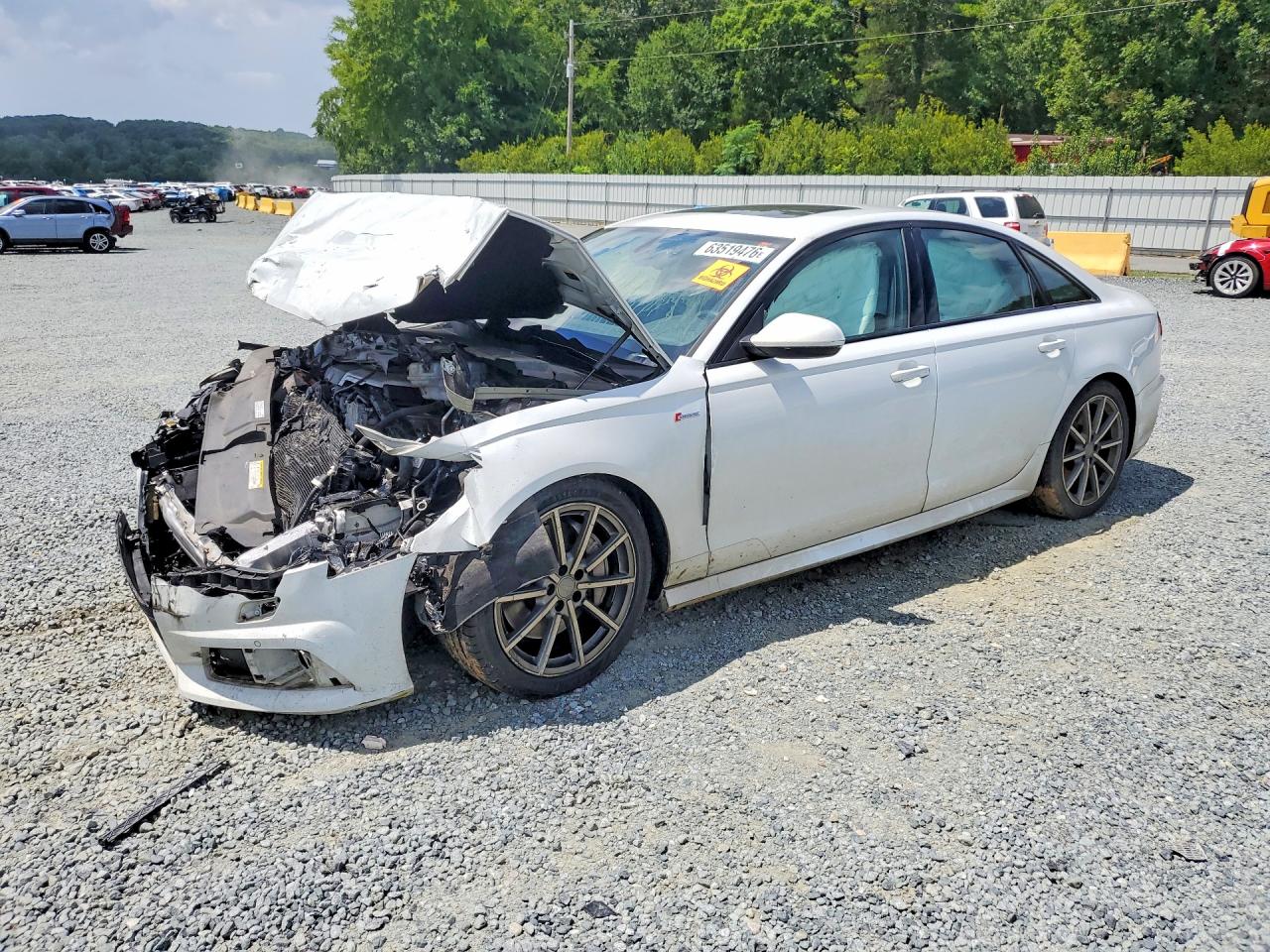 2018 Audi A6 Premium Plus White vin: WAUG3AFC4JN112055