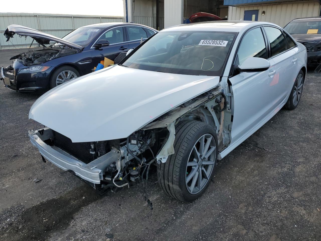 2018 Audi A6 Premium Plus White vin: WAUG3AFC5JN001675