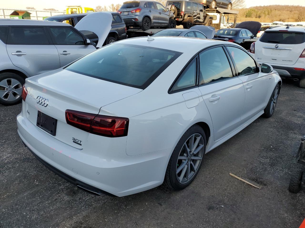 2018 Audi A6 Premium Plus White vin: WAUG3AFC5JN001675