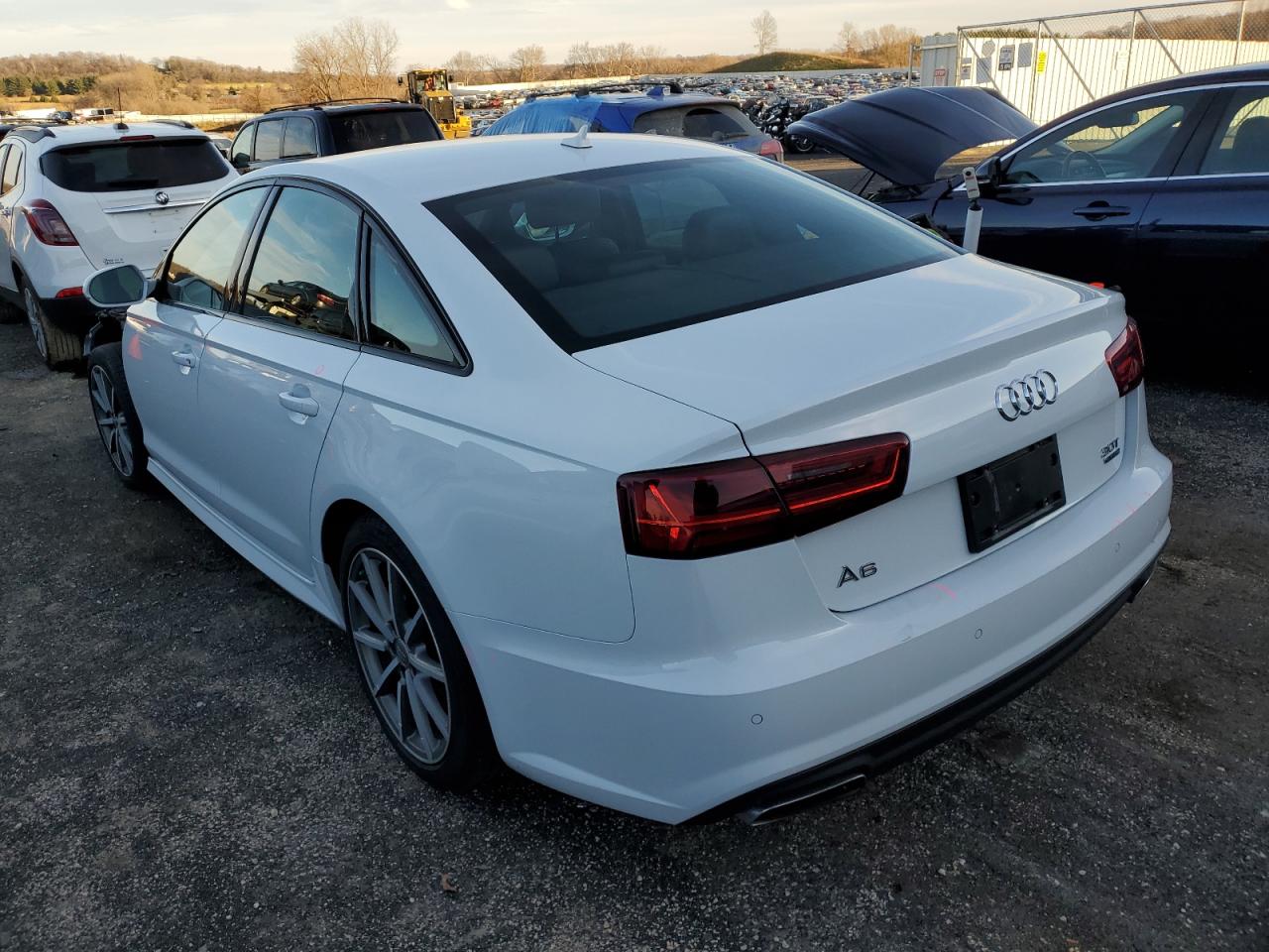 2018 Audi A6 Premium Plus White vin: WAUG3AFC5JN001675