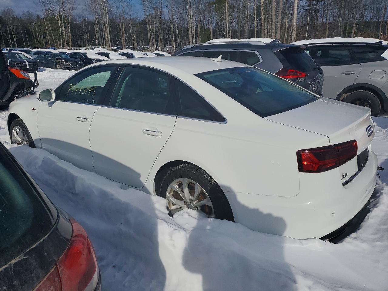 2018 Audi A6 Premium Plus White vin: WAUG3AFC5JN037401