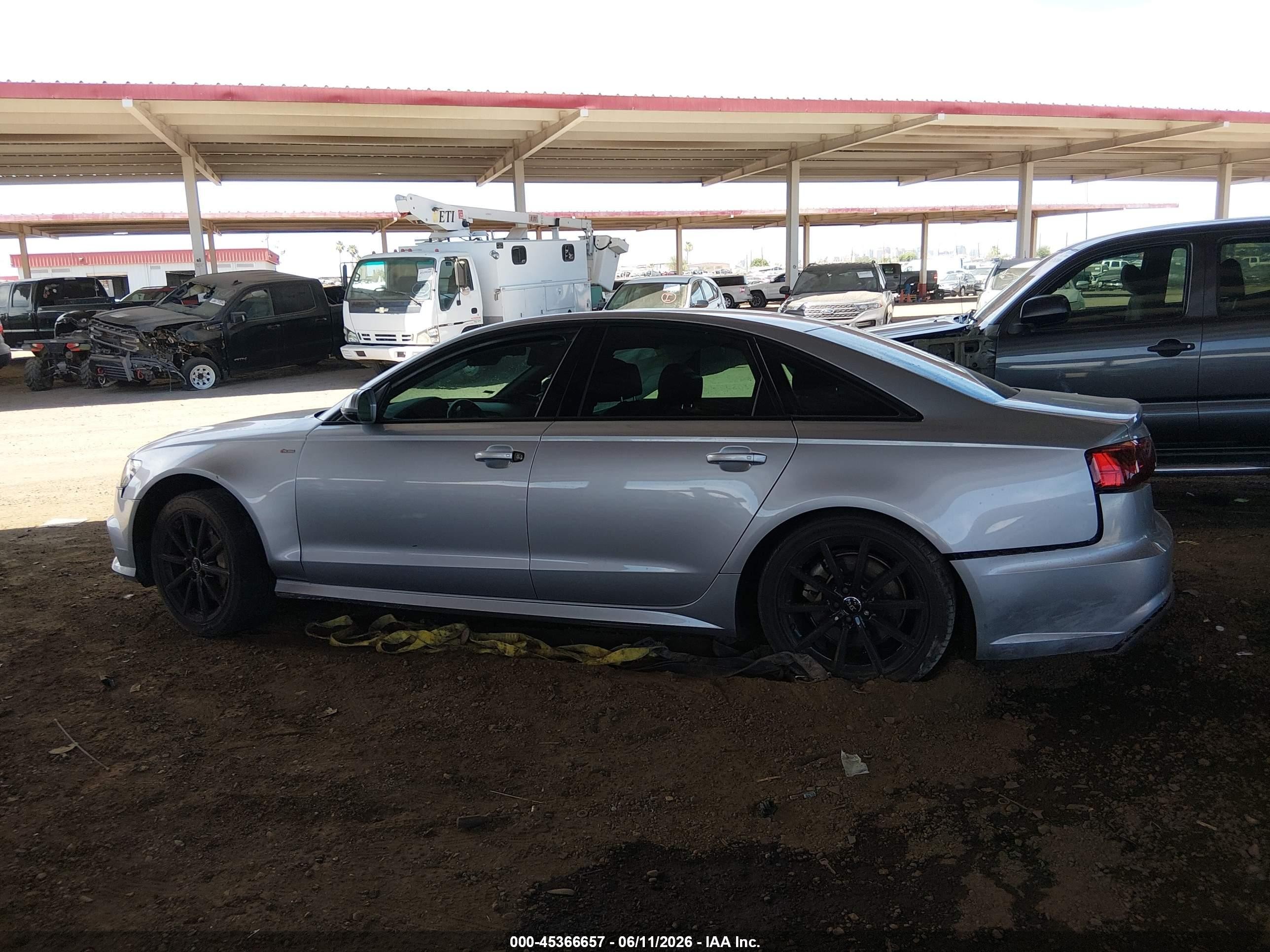 2017 Audi A6 2.0t Premium Plus Silver vin: WAUG8AFC5HN052962