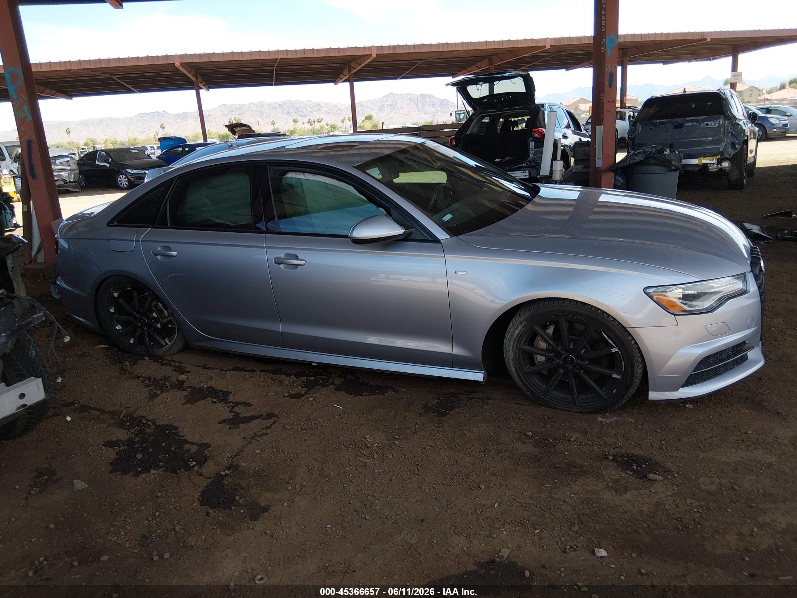 2017 Audi A6 2.0t Premium Plus Silver vin: WAUG8AFC5HN052962