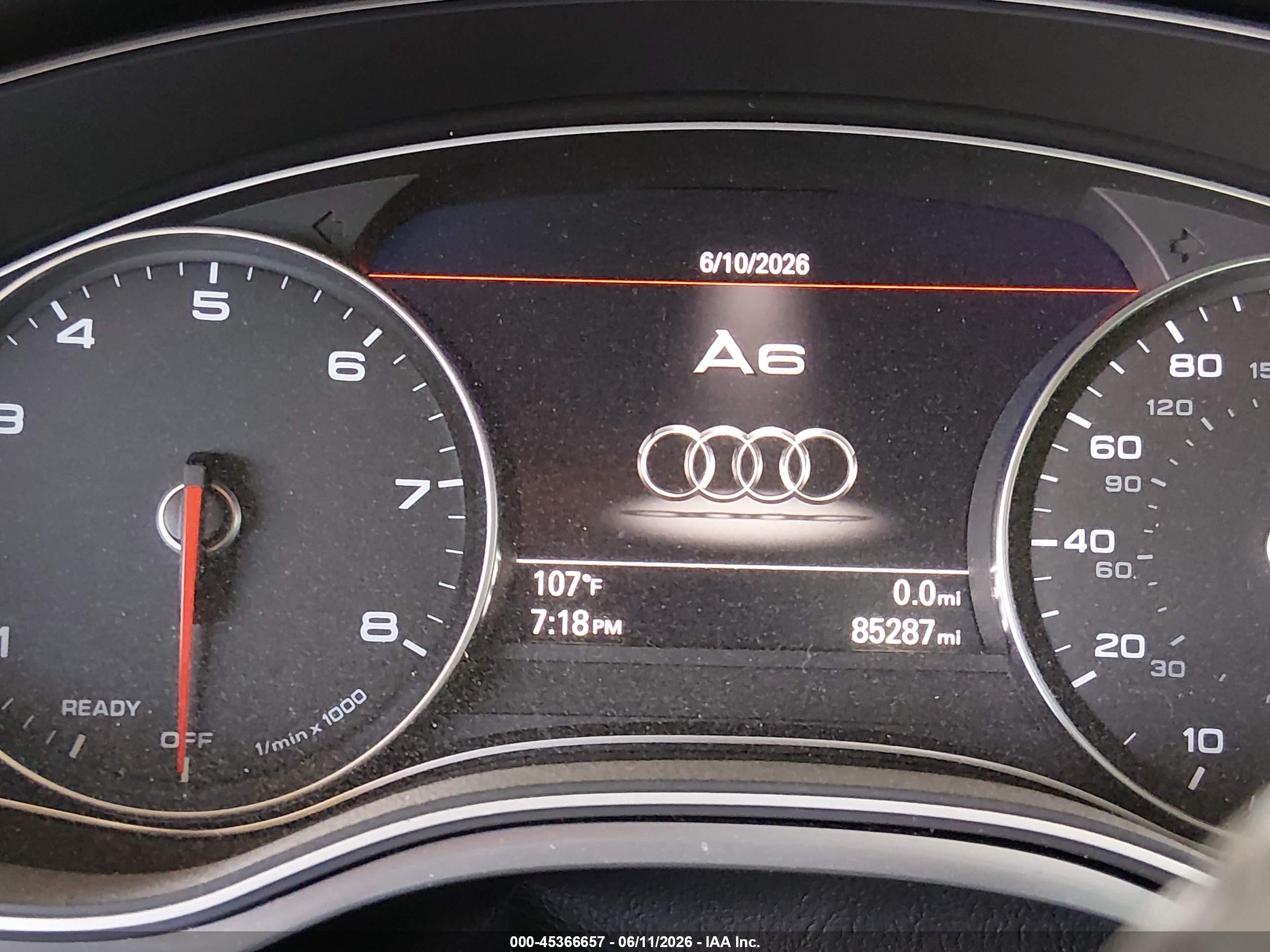2017 Audi A6 2.0t Premium Plus Silver vin: WAUG8AFC5HN052962