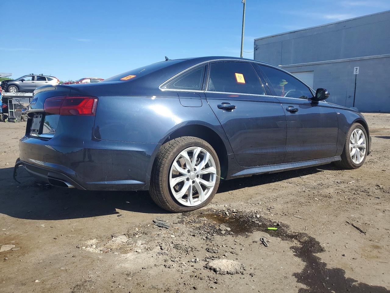 2017 Audi A6 Premium Plus Gray vin: WAUG8AFC9HN082630
