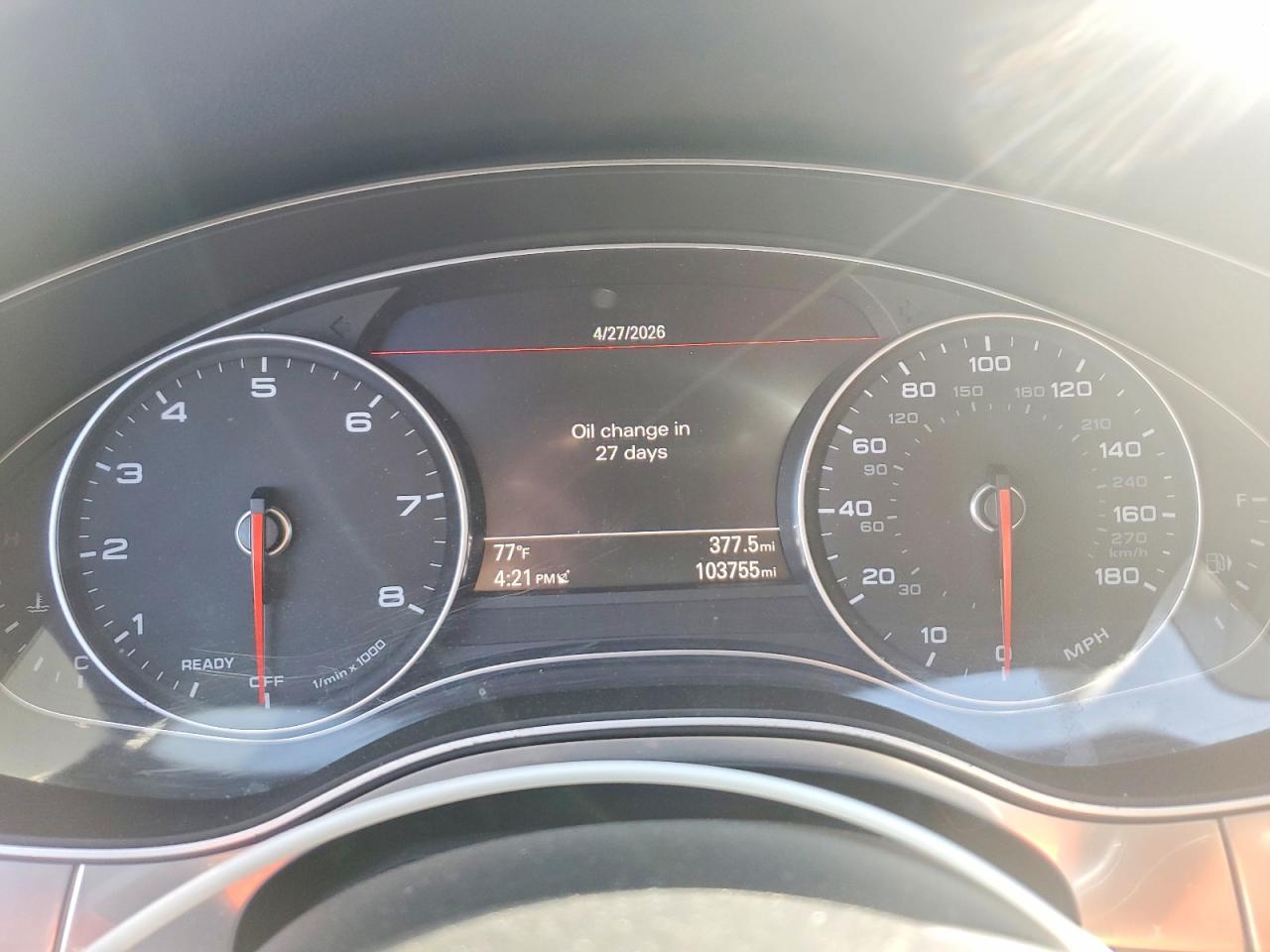 2017 Audi A6 Premium Plus Gray vin: WAUG8AFC9HN082630