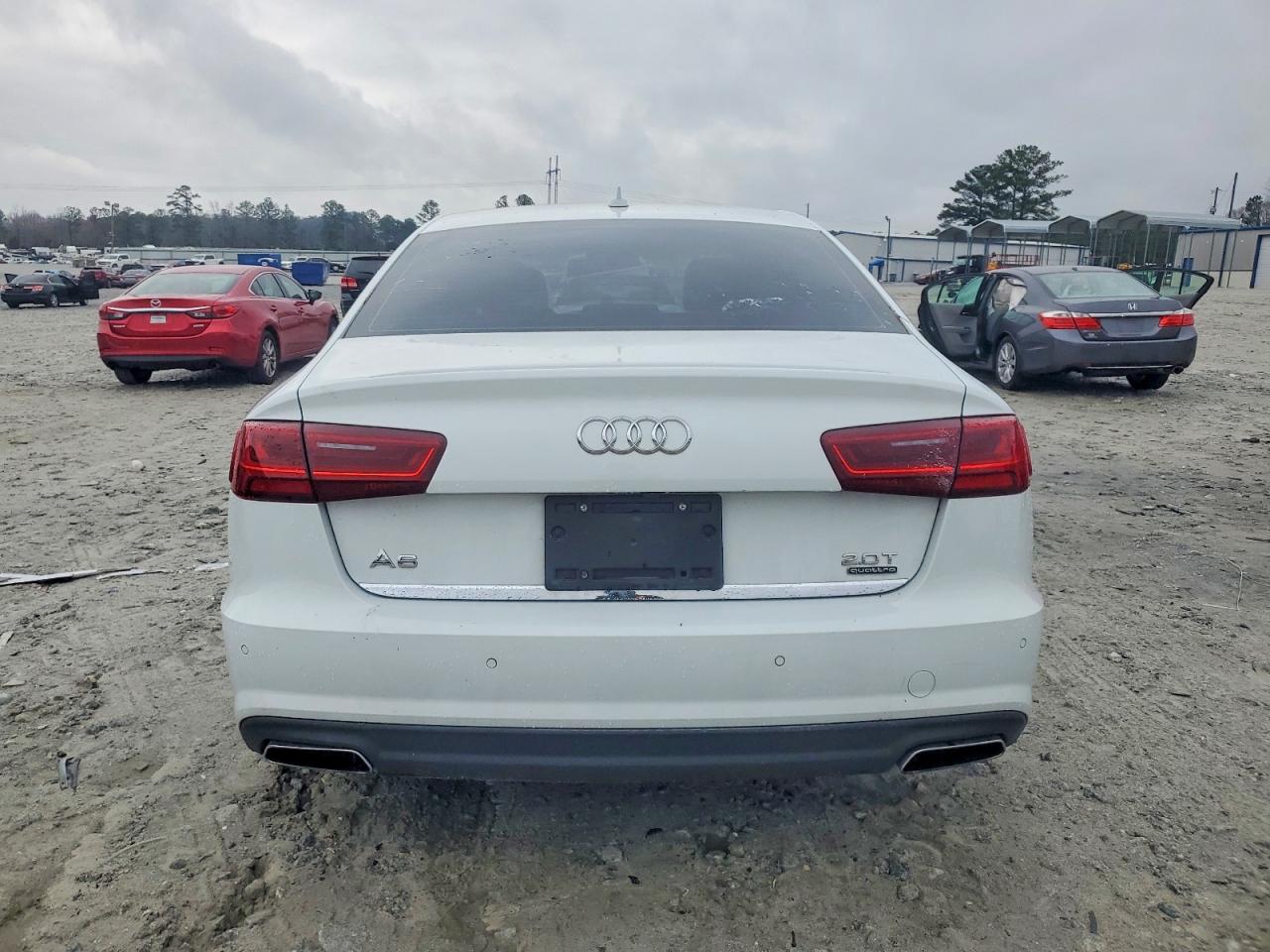 2018 Audi A6 Premium Plus White vin: WAUG8AFCXJN046449