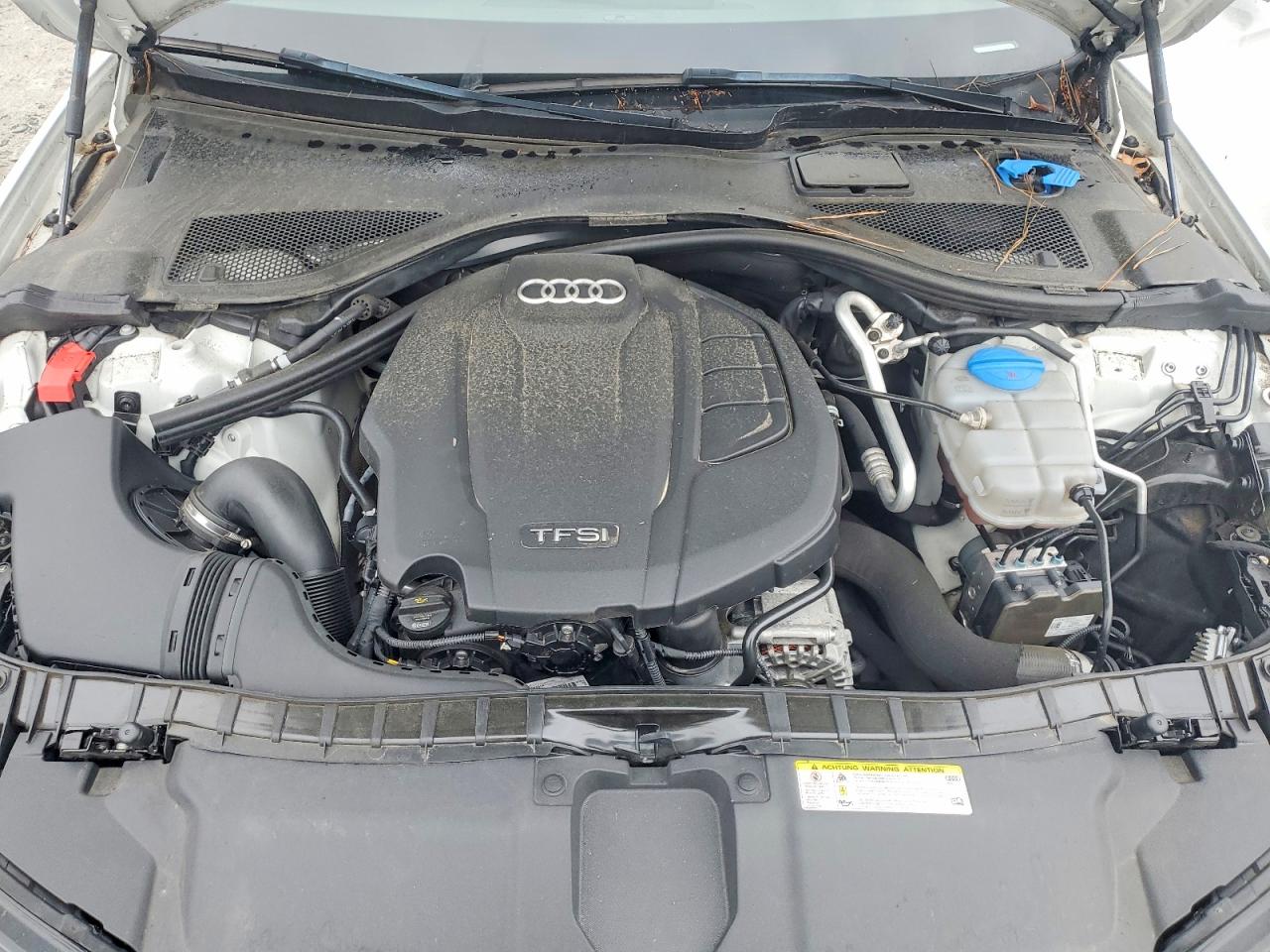 2018 Audi A6 Premium Plus White vin: WAUG8AFCXJN046449