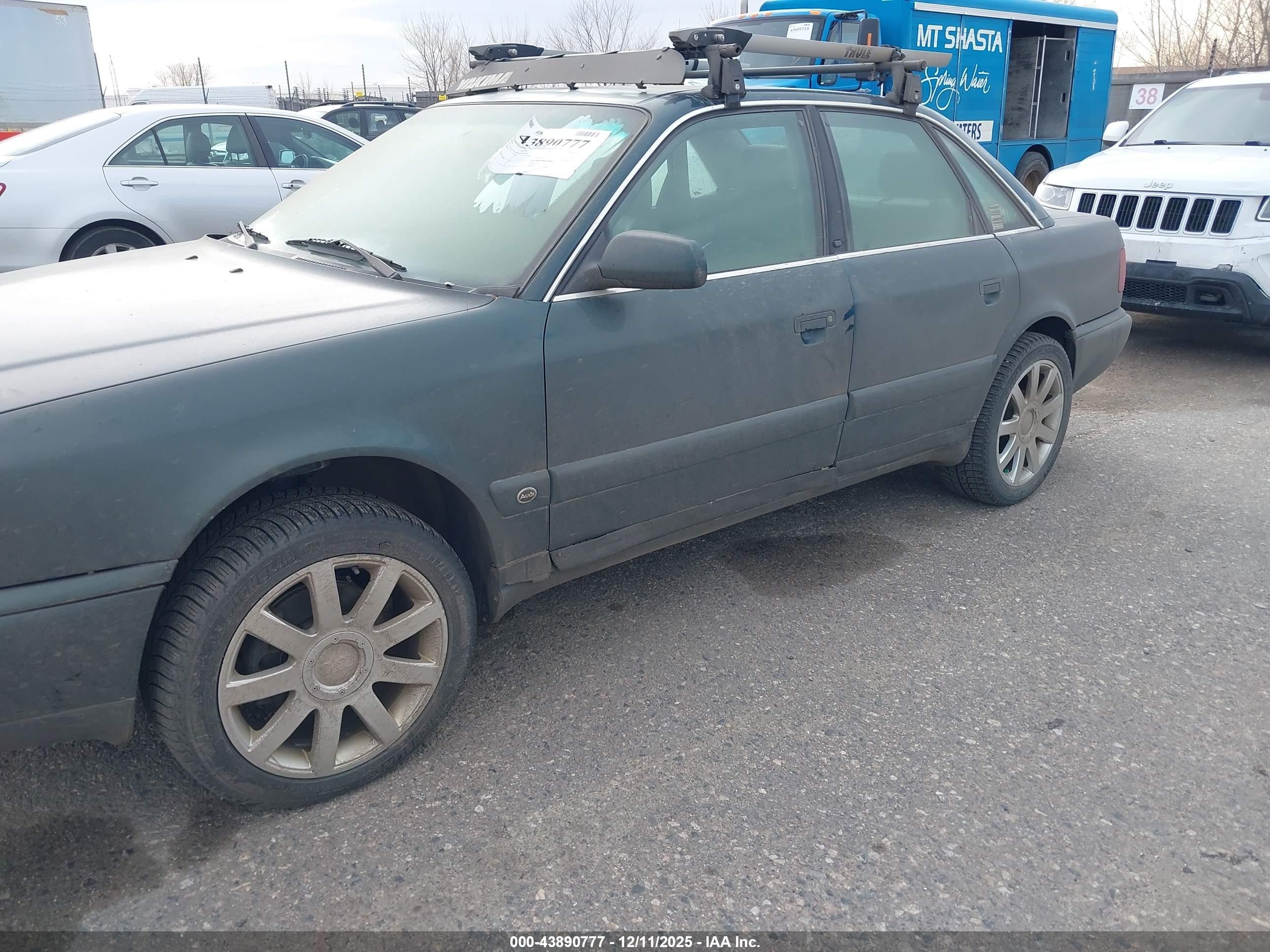 1995 Audi A6 2.8 Quattro Green vin: WAUGA84A3SN093600