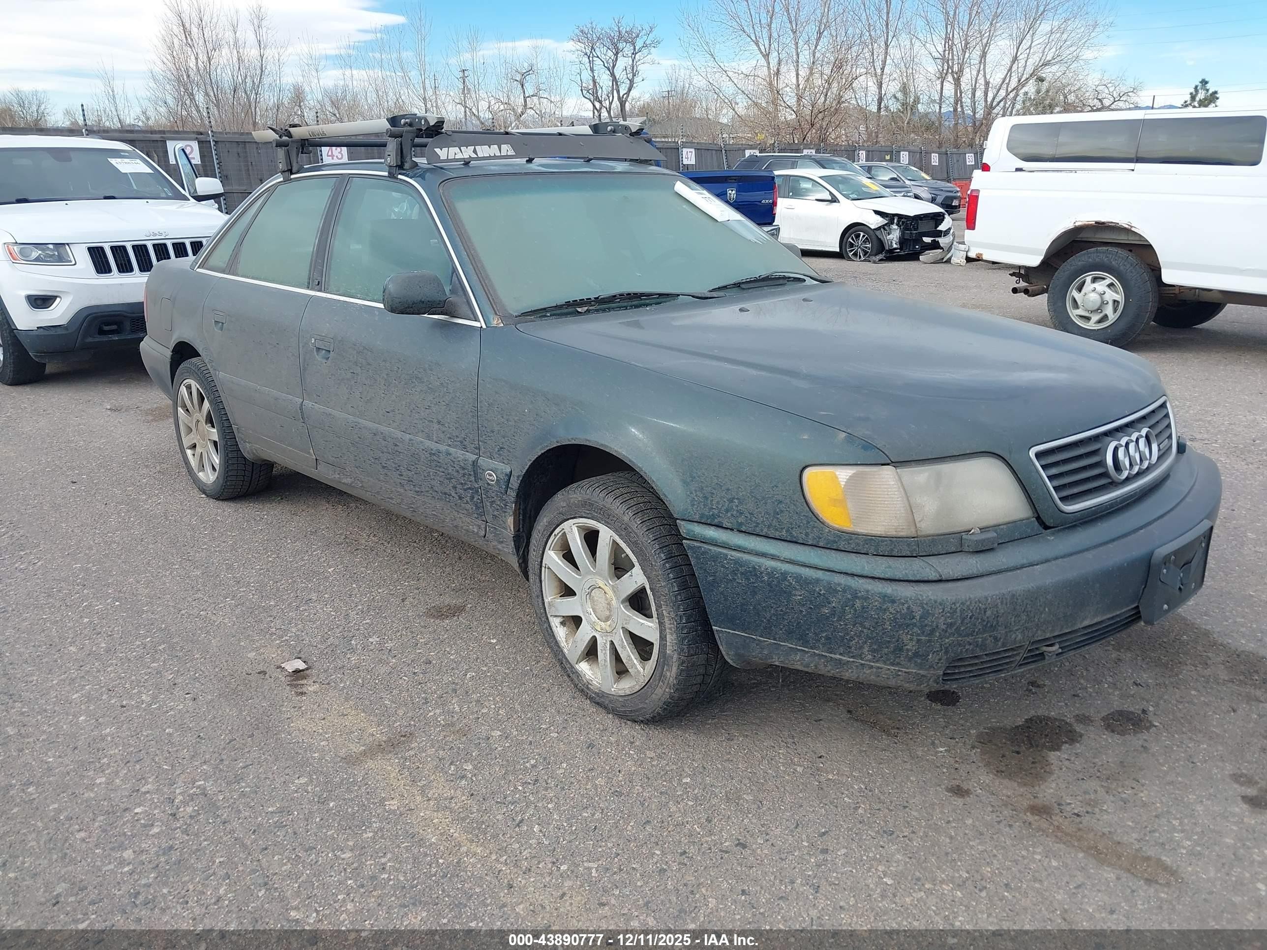 1995 Audi A6 2.8 Quattro Green vin: WAUGA84A3SN093600