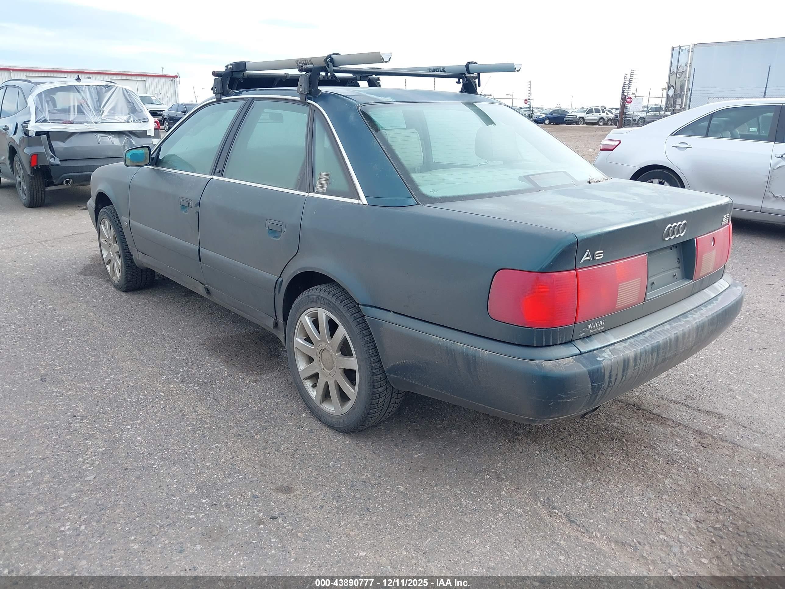 1995 Audi A6 2.8 Quattro Green vin: WAUGA84A3SN093600