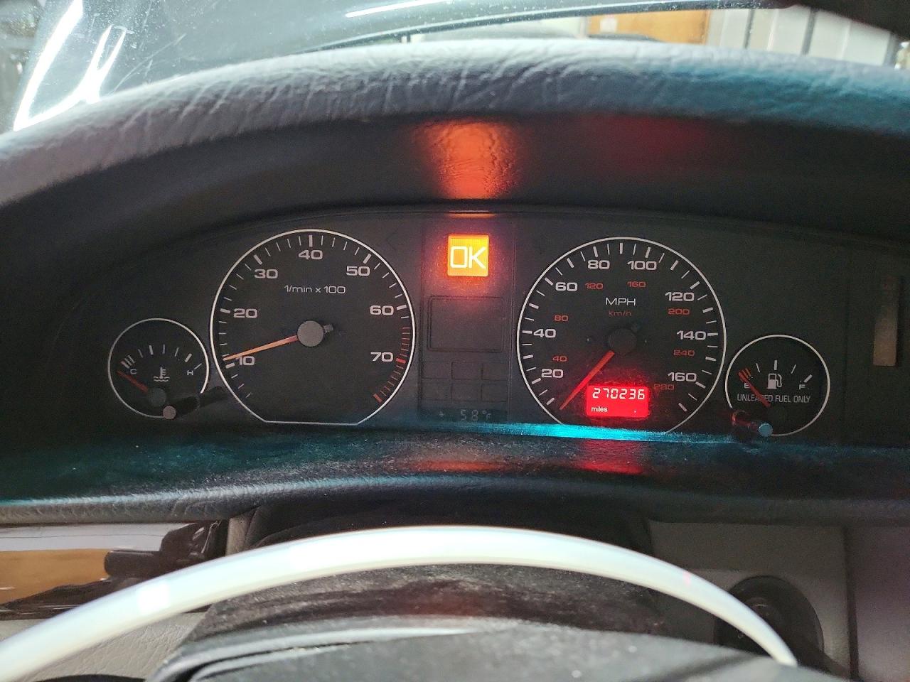 1997 Audi A6 2.8 Quattro Charcoal vin: WAUGA84A3VN039220