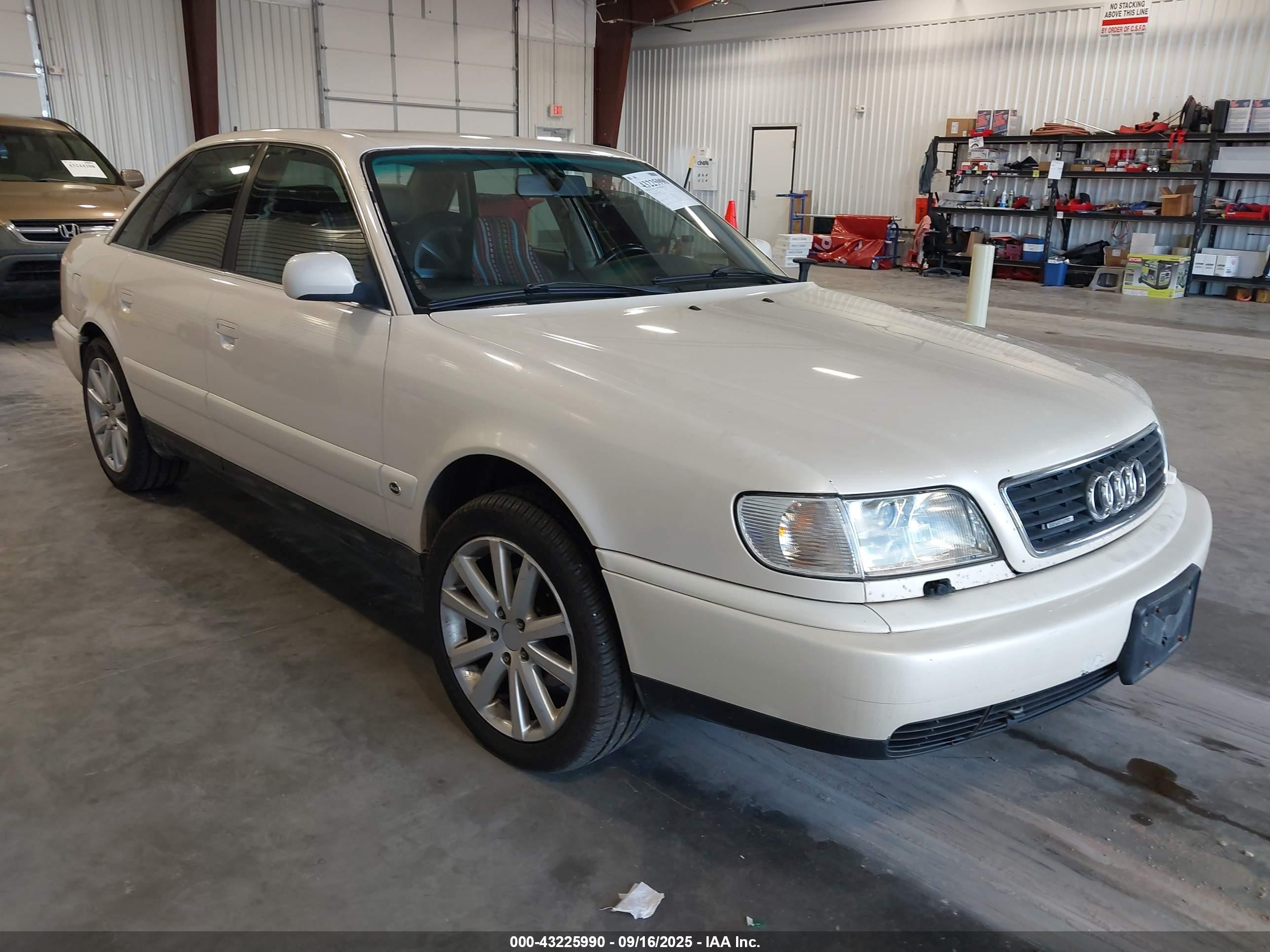 1997 Audi A6   White vin: WAUGA84A5VN061994