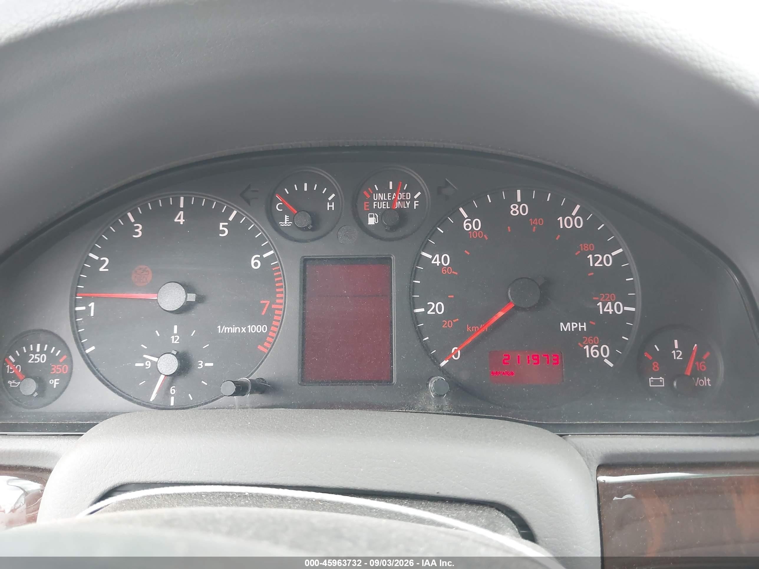 1998 Audi A4 Avant Quattro White vin: WAUGD28D4WA227973