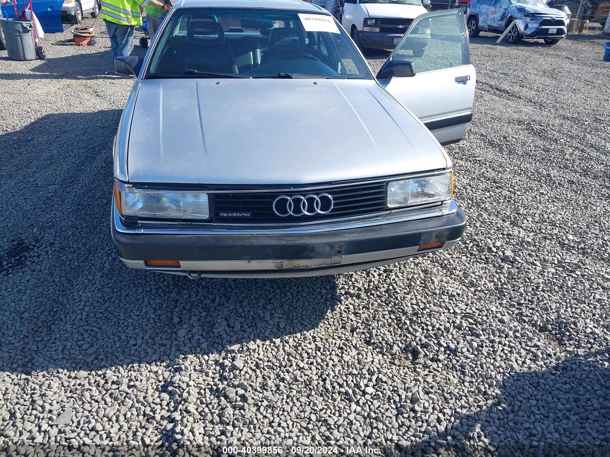 1991 Audi 200 Quattro Turbo Silver vin: WAUGE5444MN018162