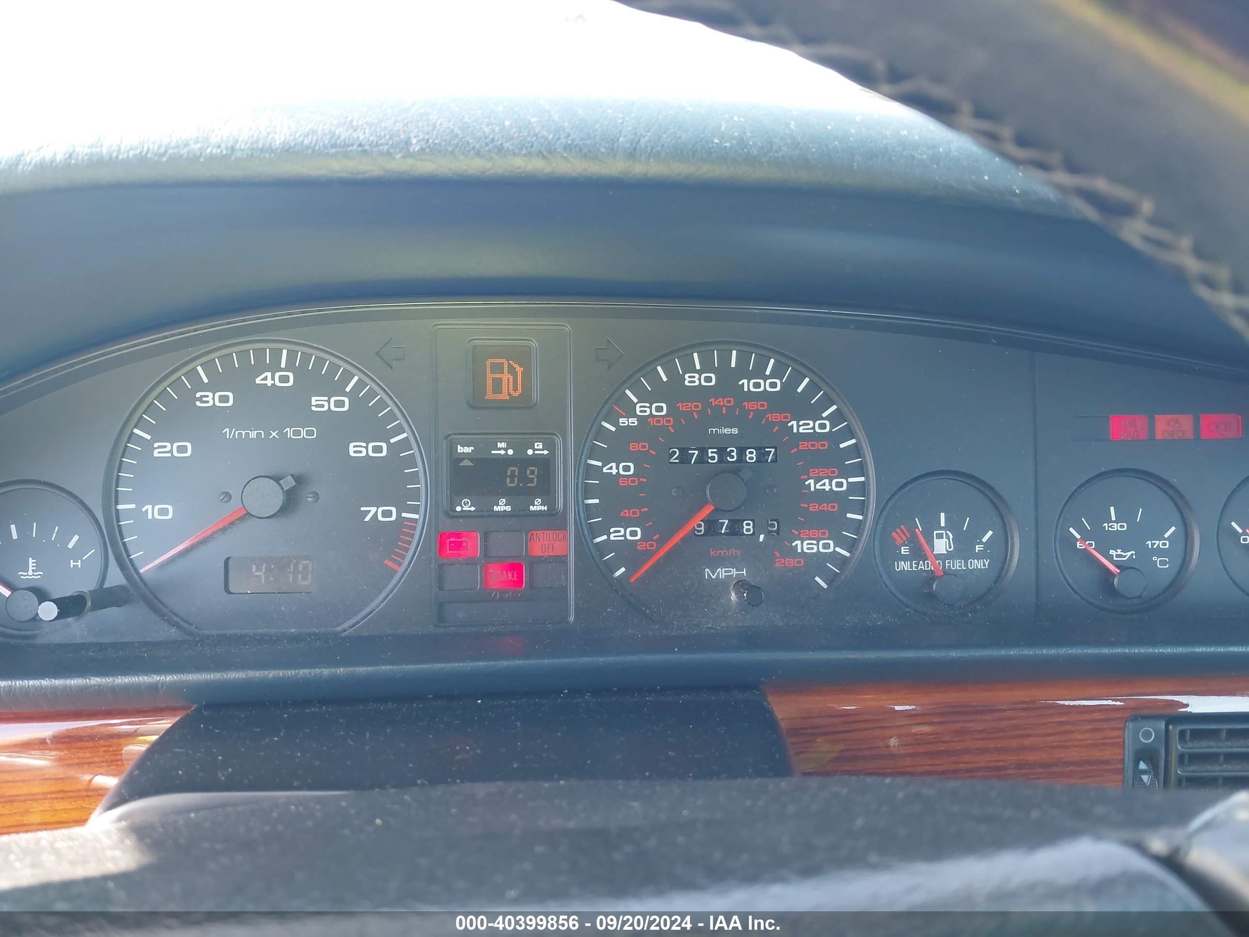 1991 Audi 200 Quattro Turbo Silver vin: WAUGE5444MN018162