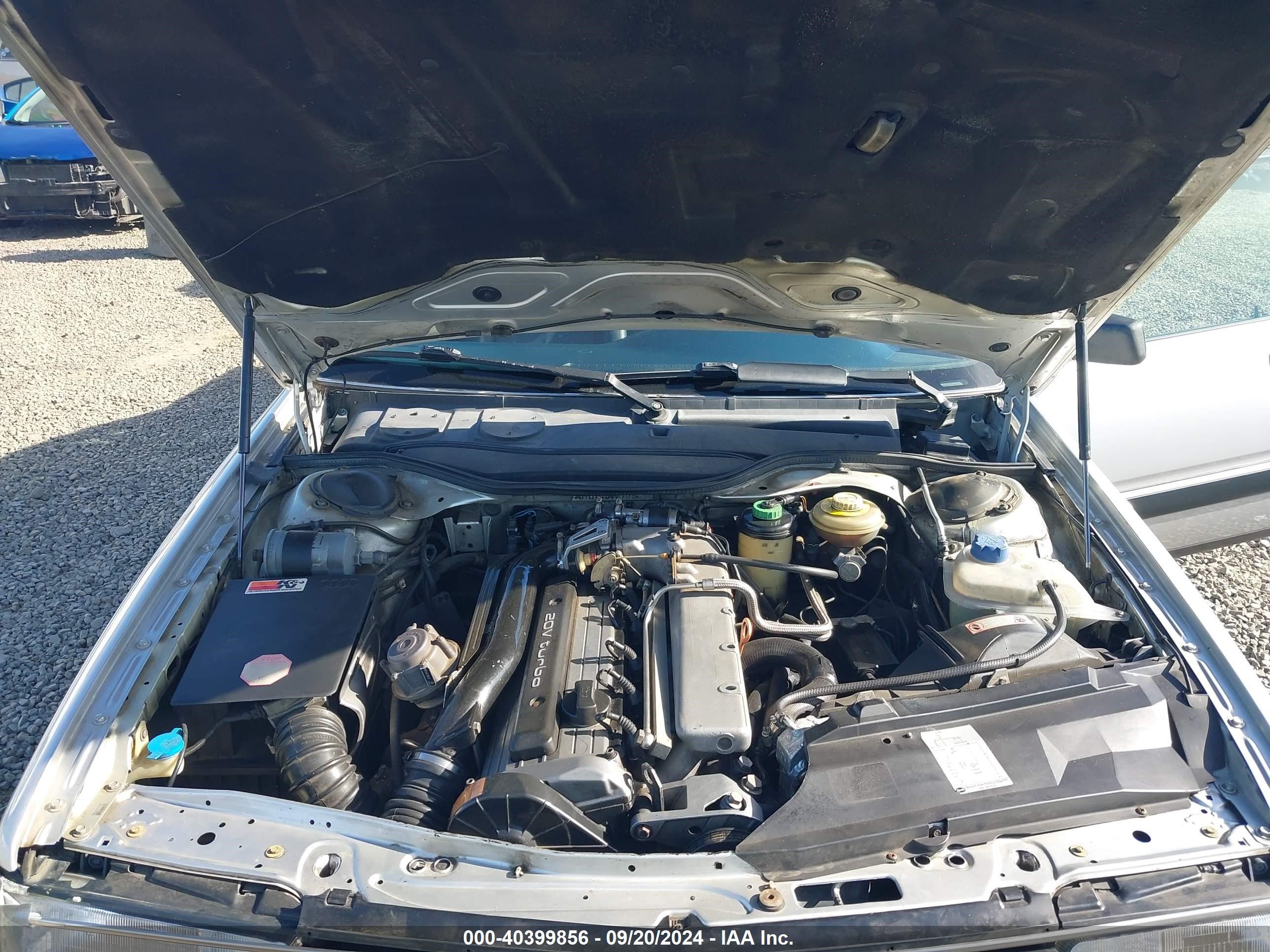1991 Audi 200 Quattro Turbo Silver vin: WAUGE5444MN018162