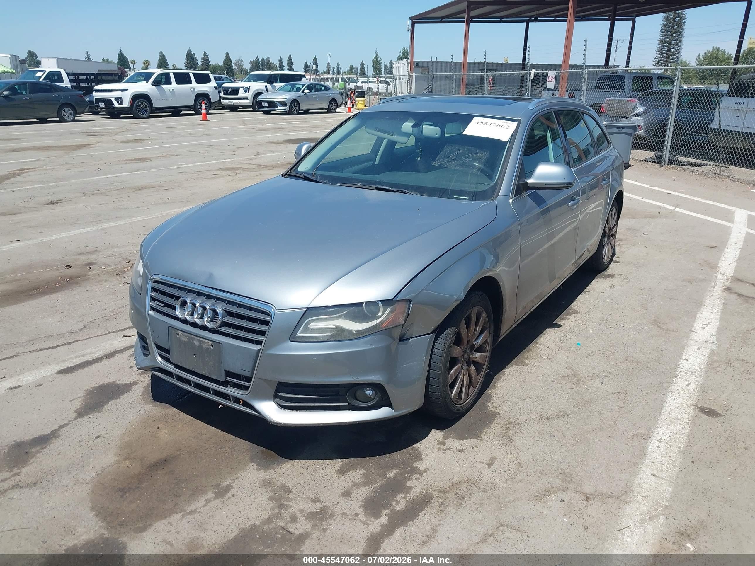 2009 Audi A4 2.0t Avant Gray vin: WAUGF78K39A101257