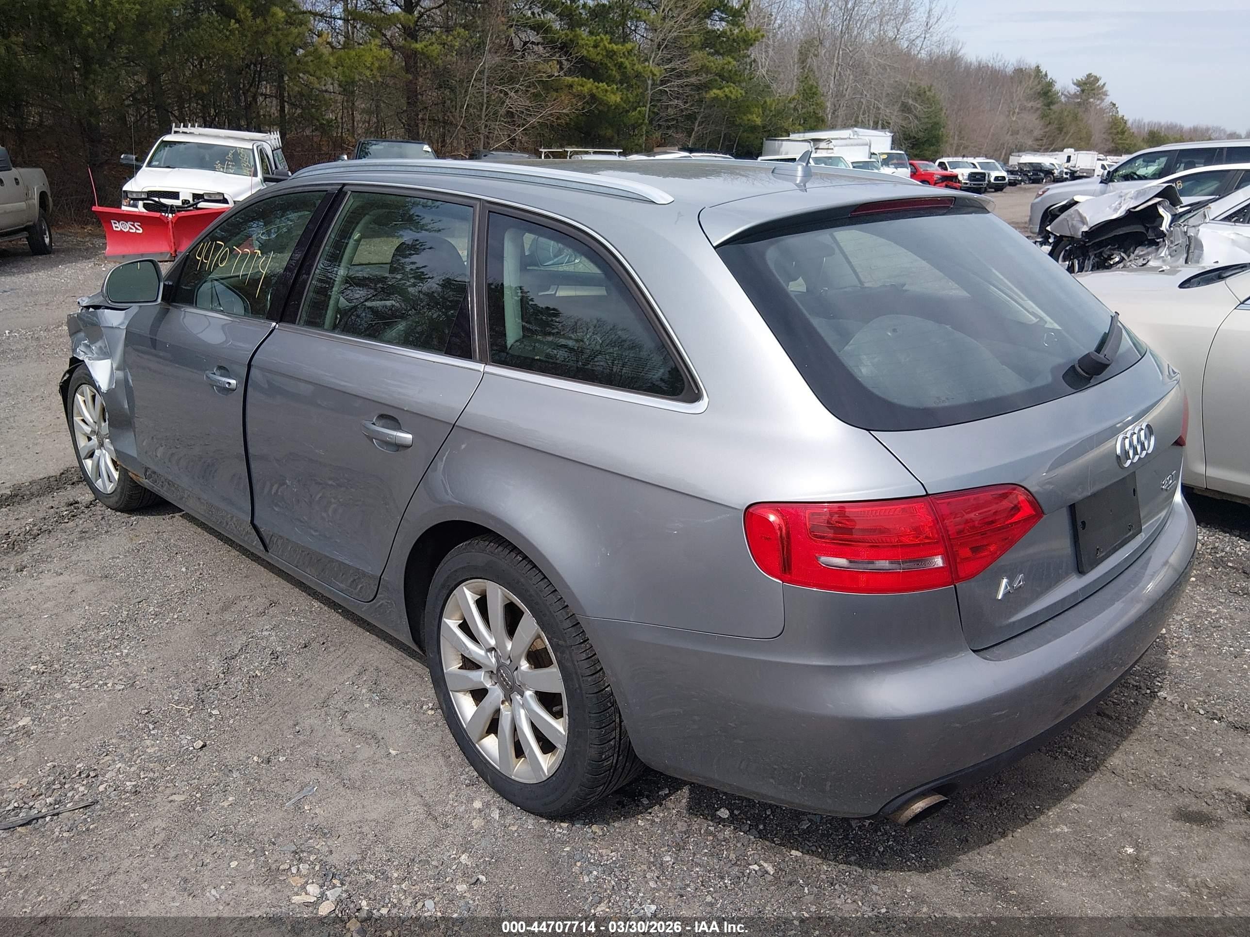 2009 Audi A4 2.0t Avant Серый vin: WAUGF78K49A136048