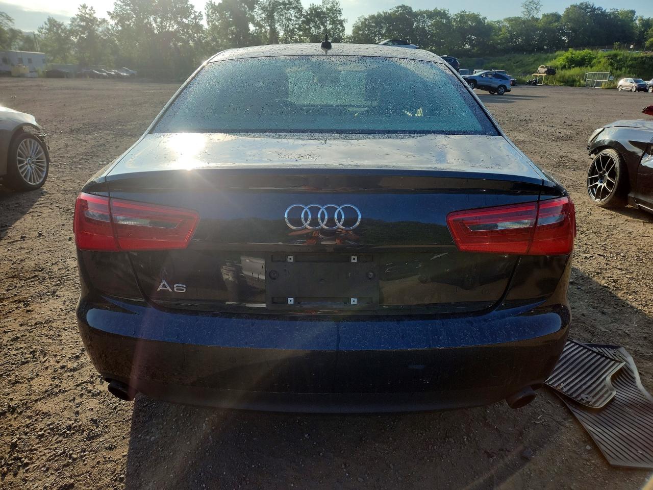 2013 Audi A6 Premium Plus Black vin: WAUGFAFC0DN123999