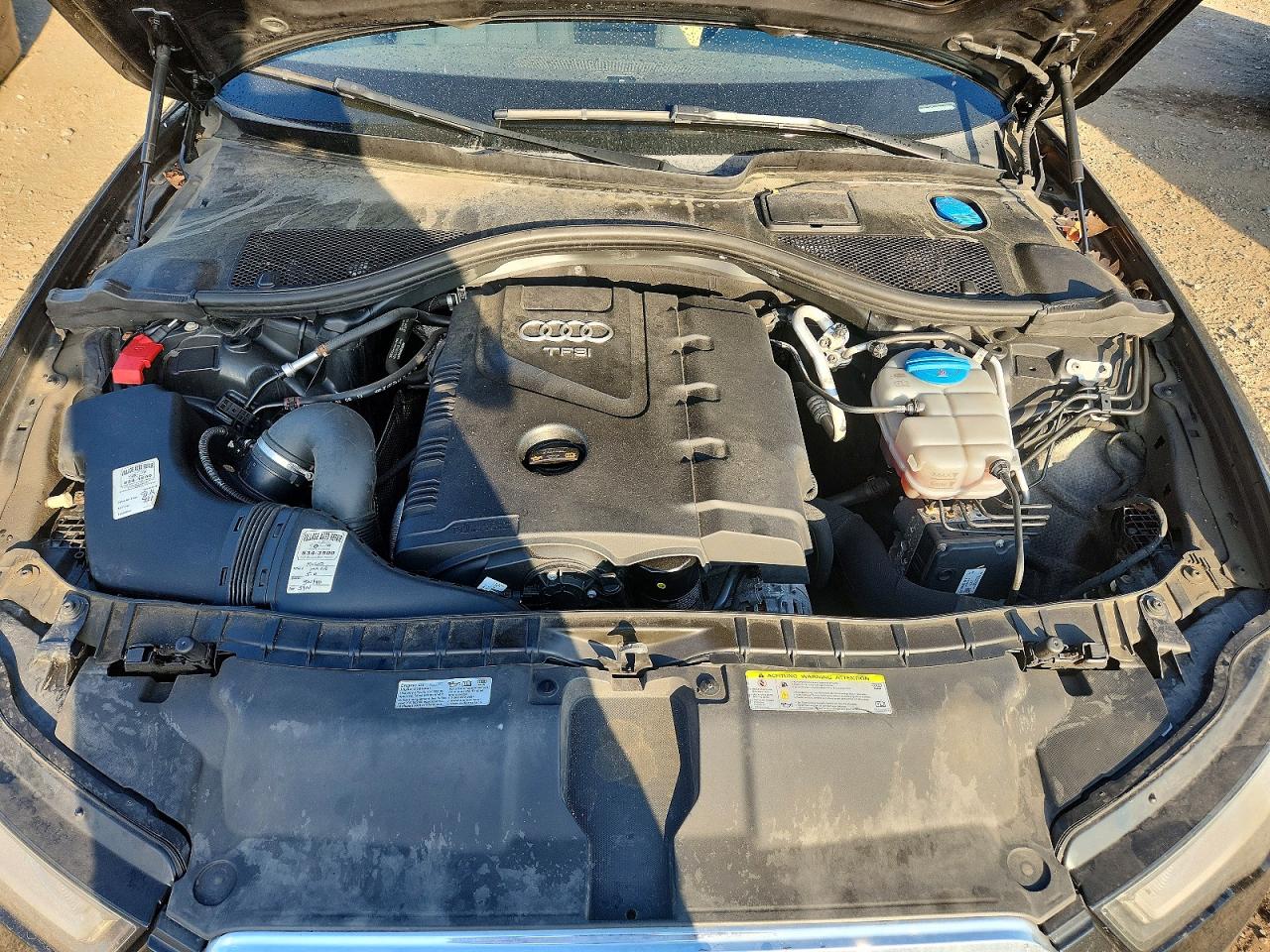 2013 Audi A6 Premium Plus Black vin: WAUGFAFC0DN123999