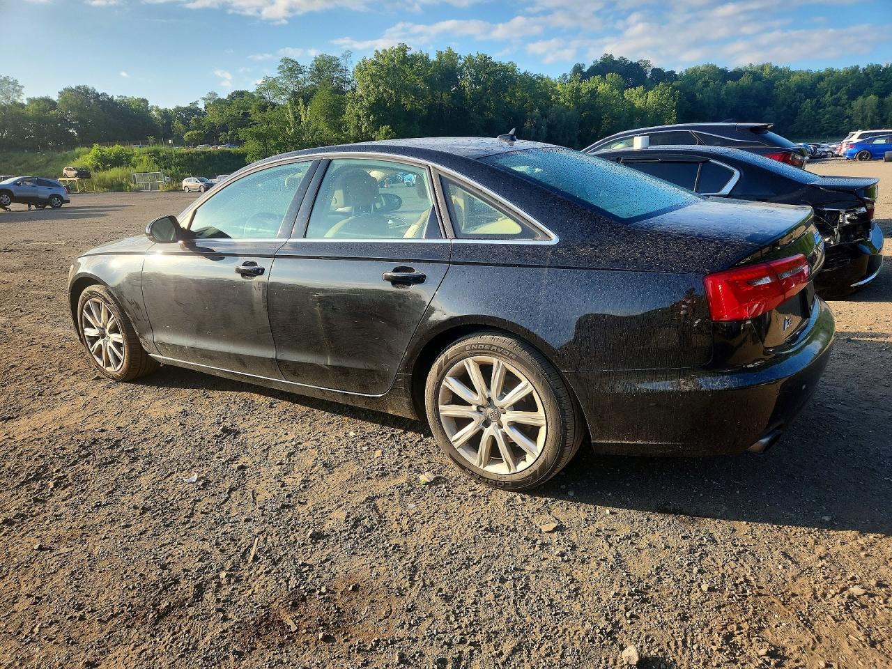 2013 Audi A6 Premium Plus Black vin: WAUGFAFC0DN123999