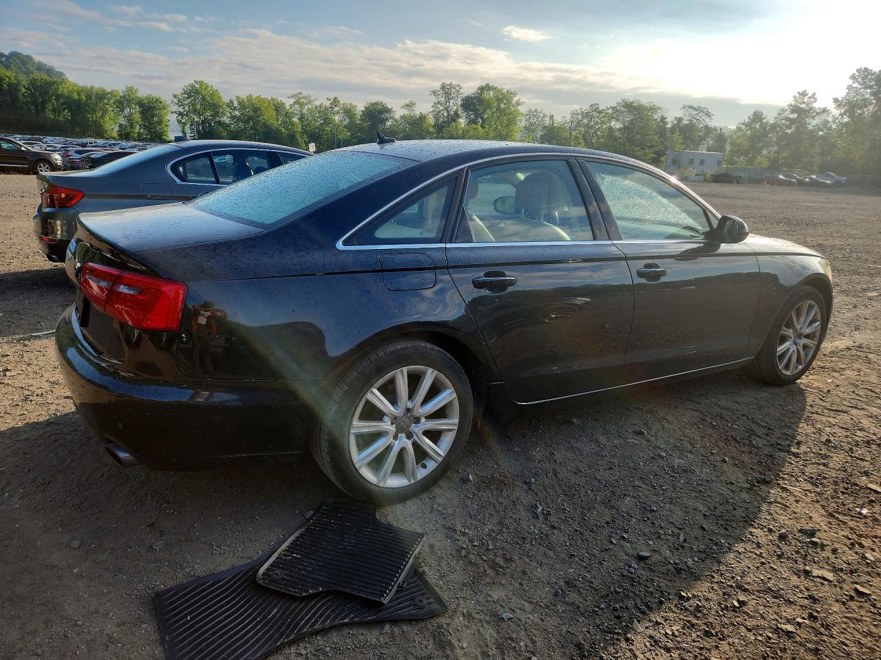 2013 Audi A6 Premium Plus Black vin: WAUGFAFC0DN123999