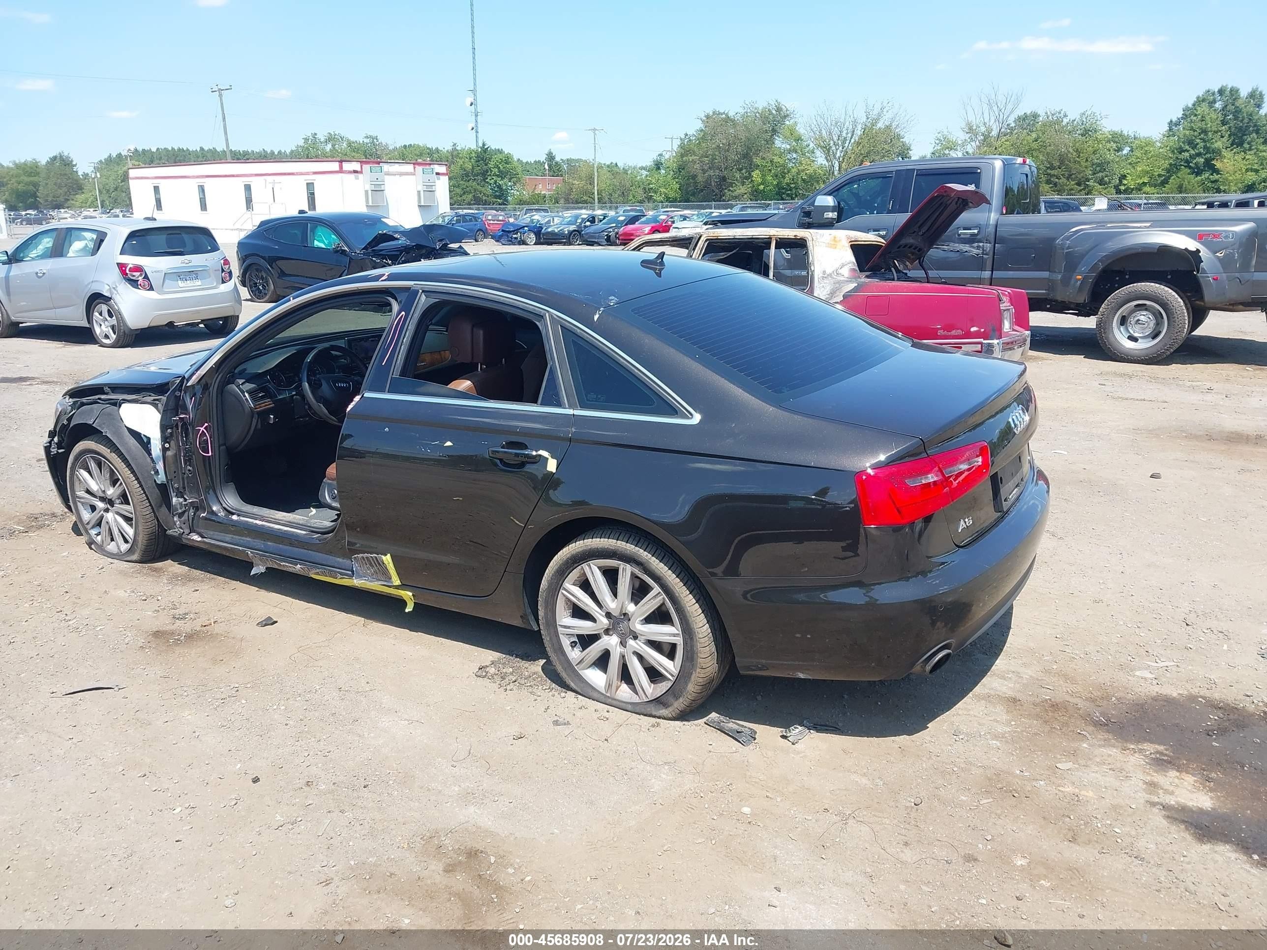 2014 Audi A6 2.0t Premium Black vin: WAUGFAFC0EN027436