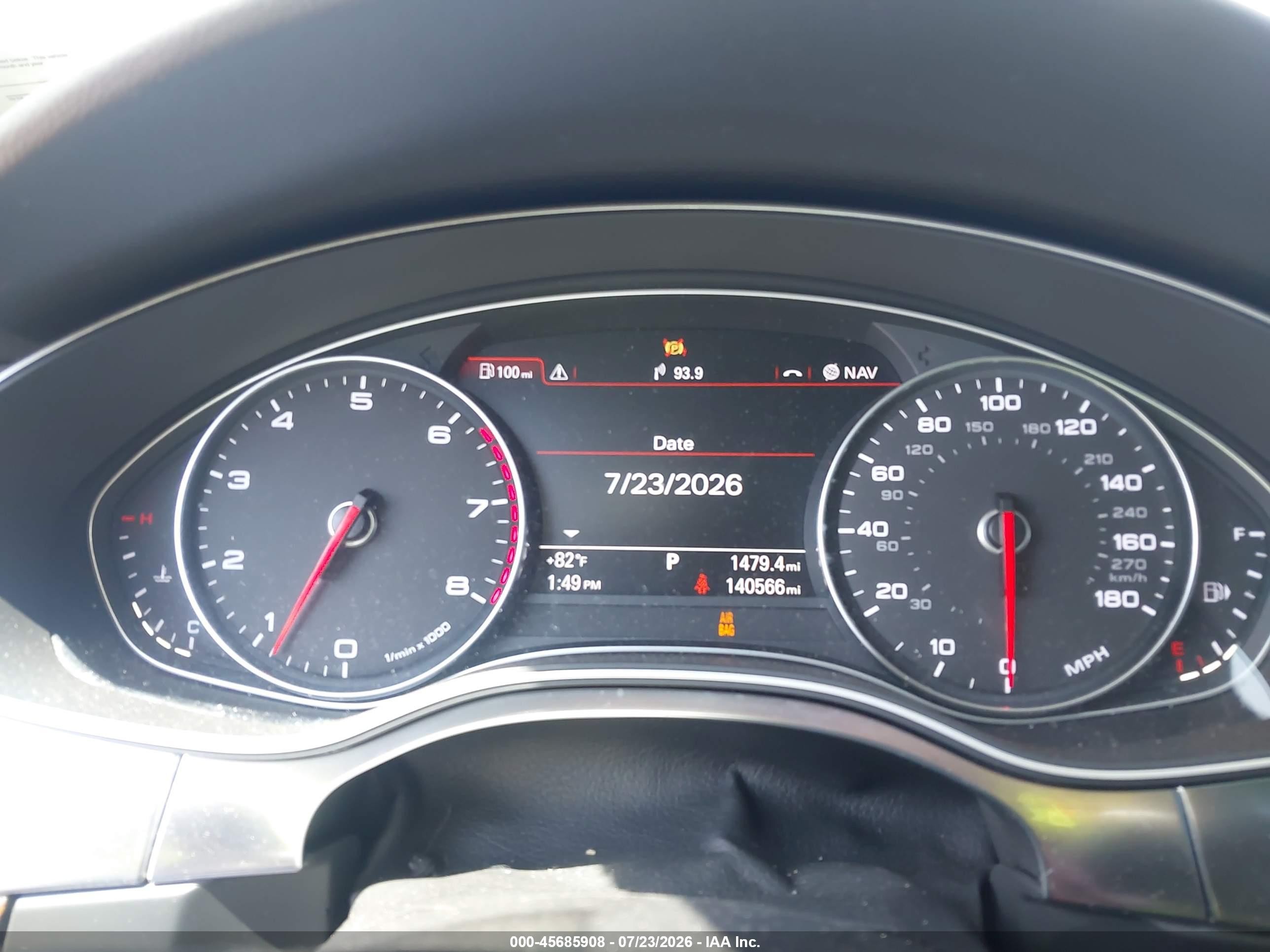 2014 Audi A6 2.0t Premium Black vin: WAUGFAFC0EN027436