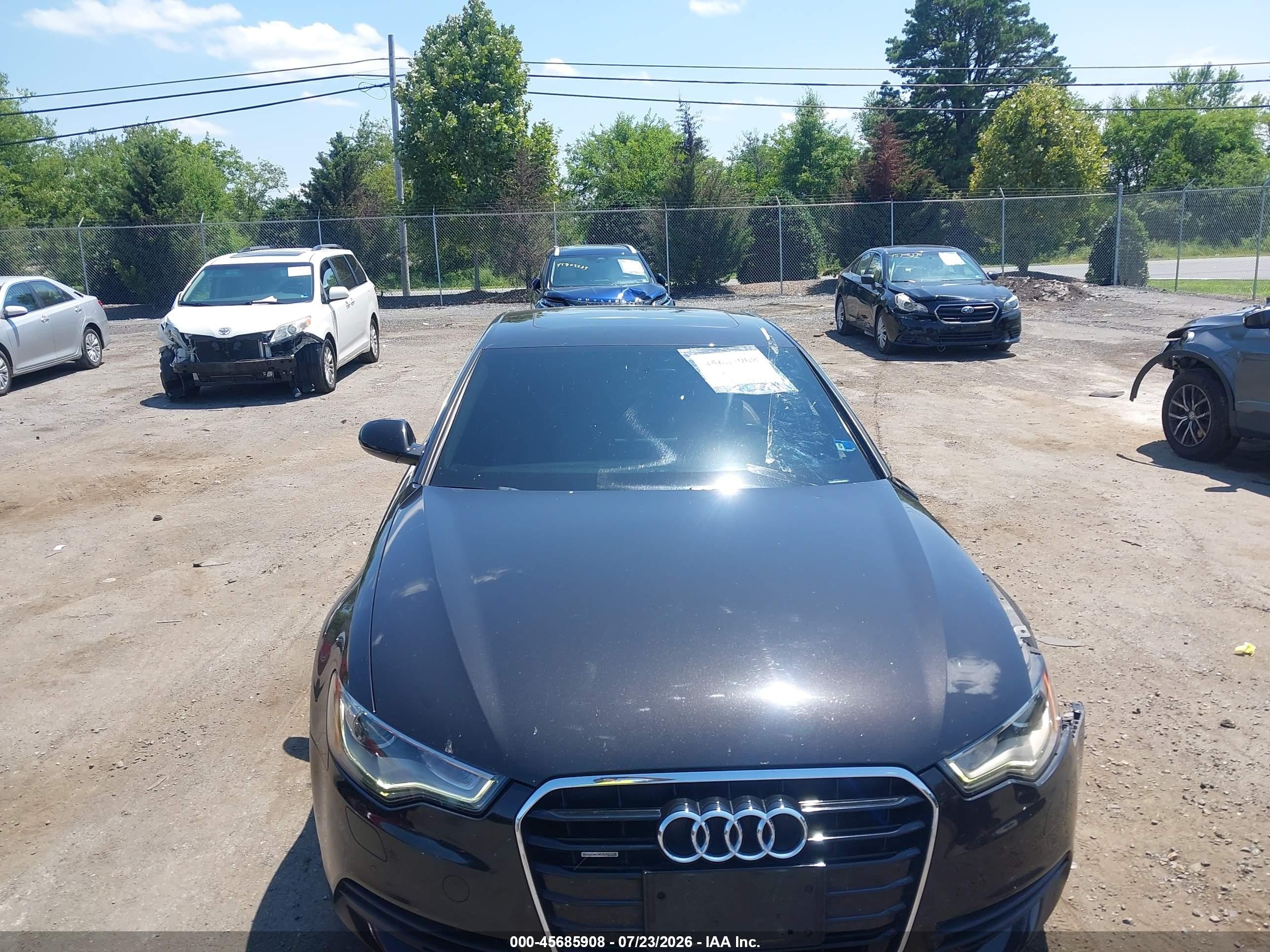 2014 Audi A6 2.0t Premium Black vin: WAUGFAFC0EN027436
