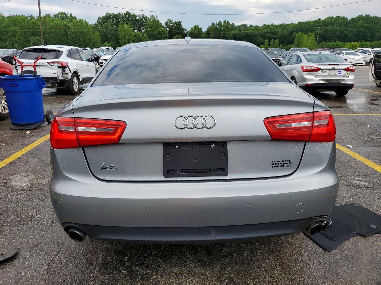 2014 Audi A6 Premium Plus Silver vin: WAUGFAFC0EN028618