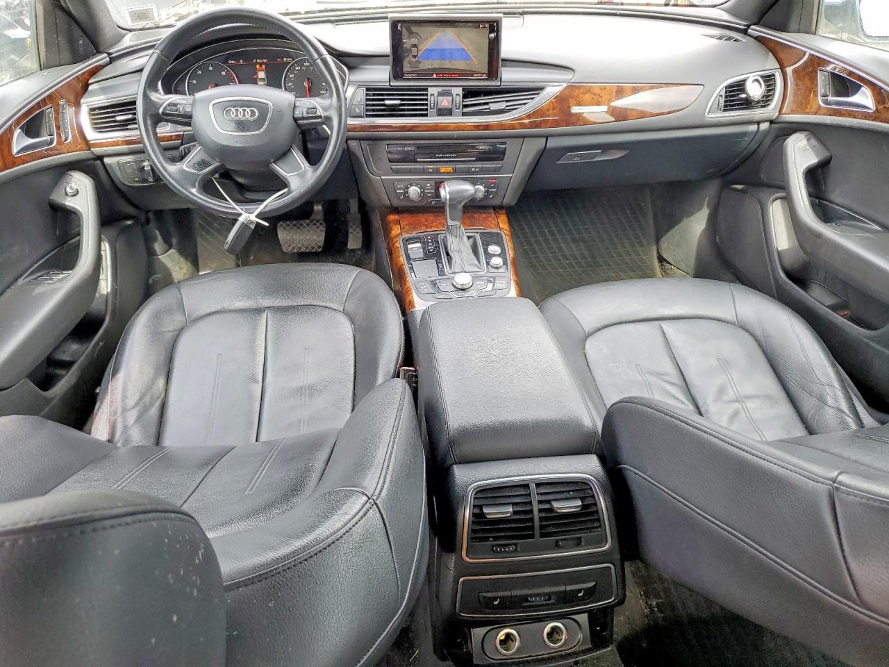 2014 Audi A6 Premium Plus Black vin: WAUGFAFC0EN066172