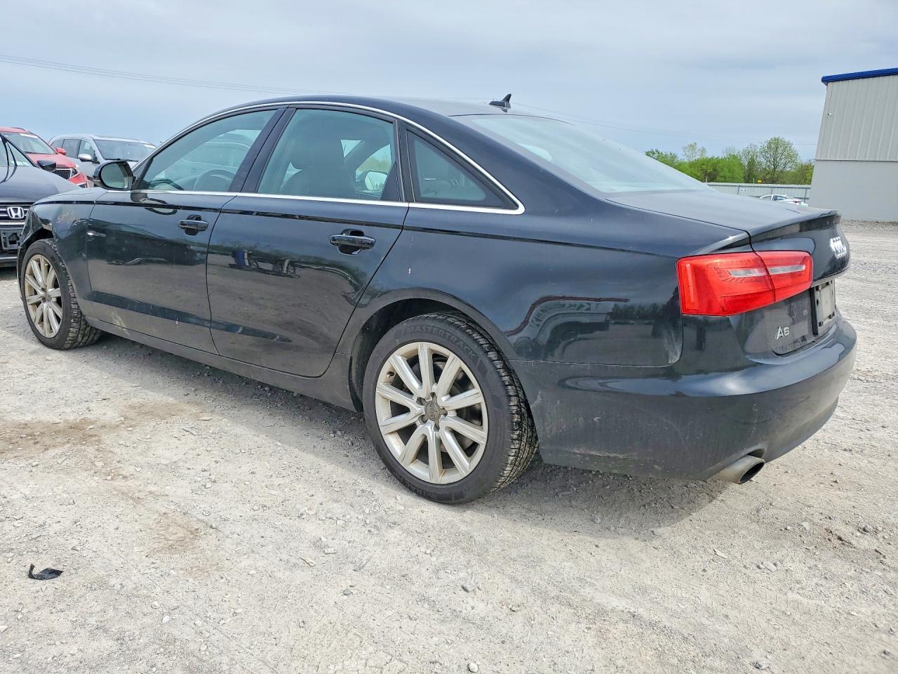2014 Audi A6 Premium Plus Black vin: WAUGFAFC0EN066172