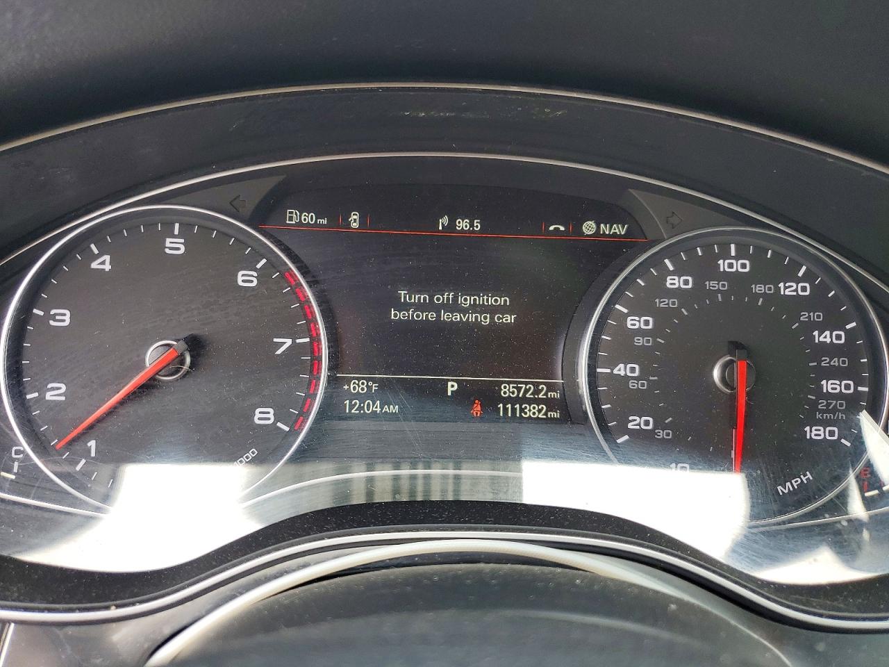 2014 Audi A6 Premium Plus Black vin: WAUGFAFC0EN066172