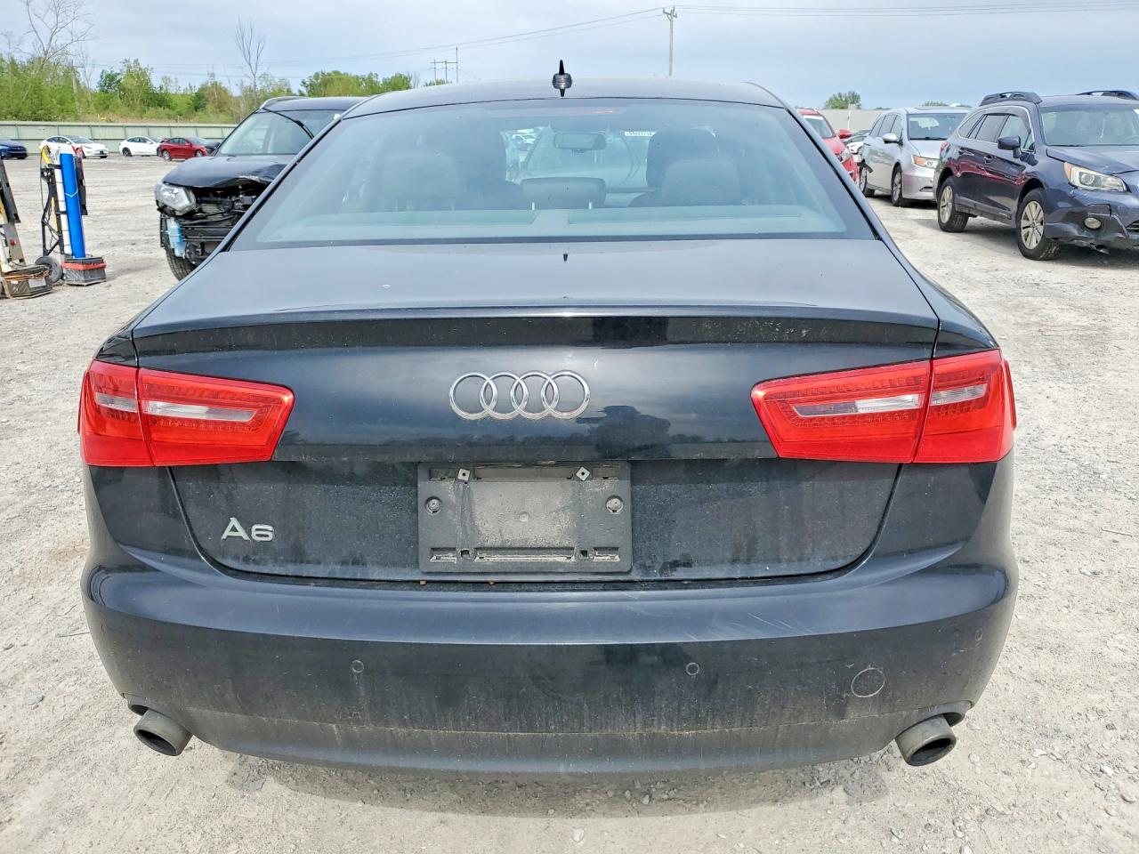 2014 Audi A6 Premium Plus Black vin: WAUGFAFC0EN066172