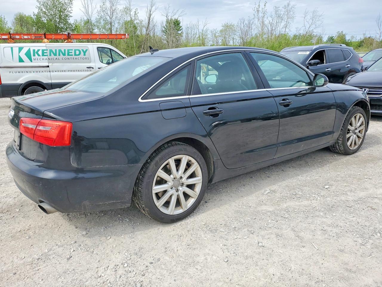2014 Audi A6 Premium Plus Black vin: WAUGFAFC0EN066172