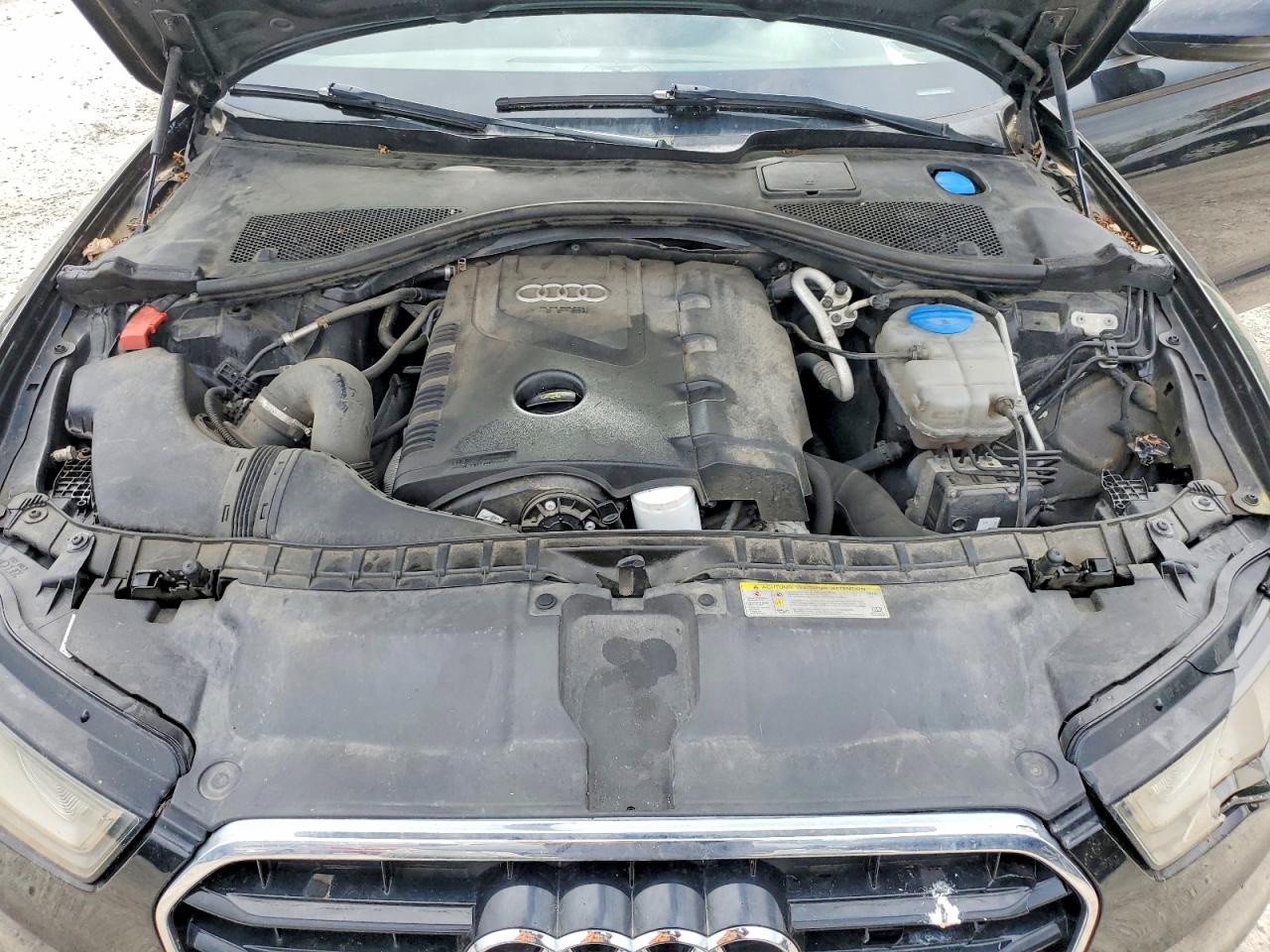 2014 Audi A6 Premium Plus Black vin: WAUGFAFC0EN066172