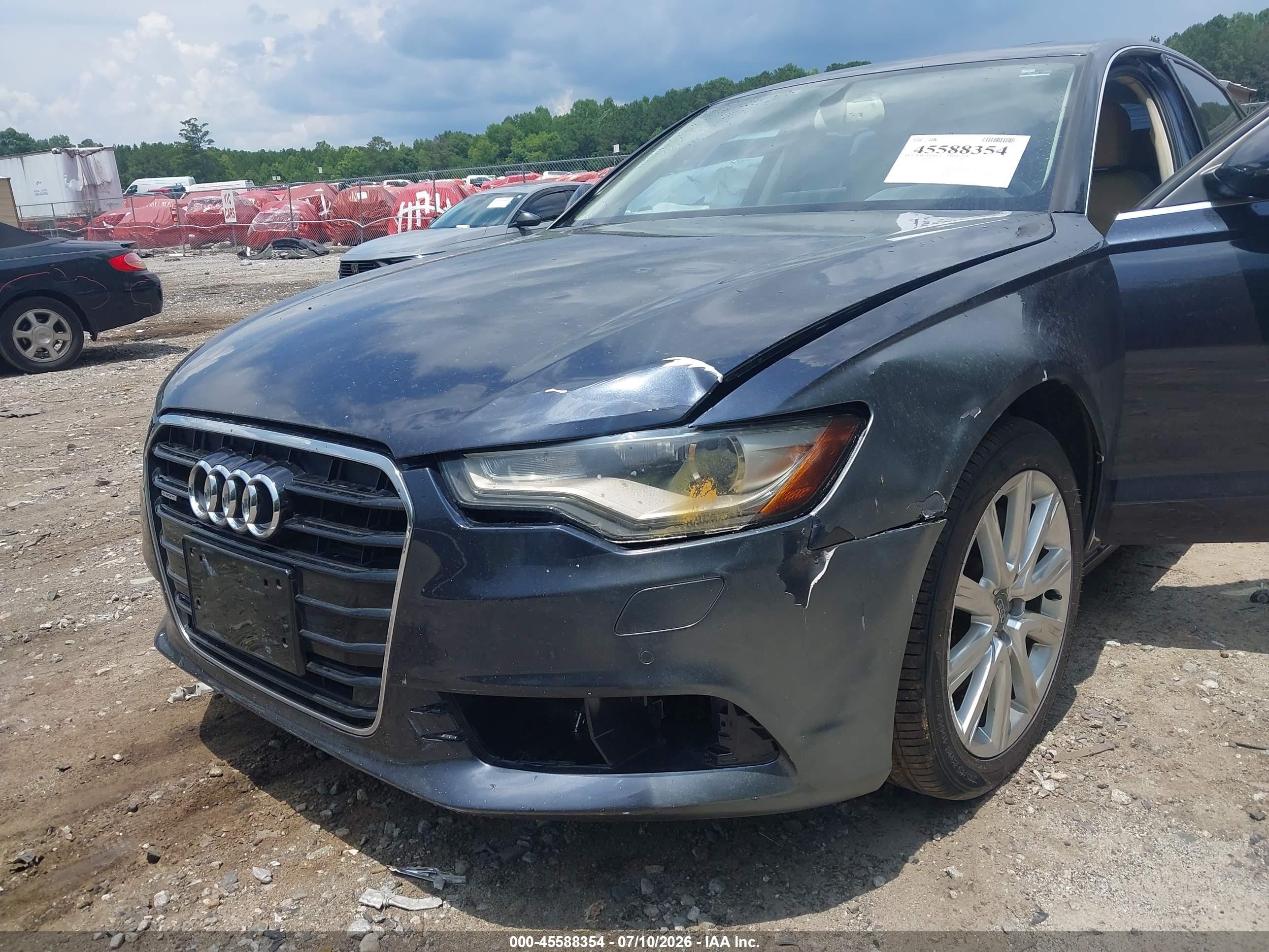 2014 Audi A6 2.0t Premium Black vin: WAUGFAFC0EN157281