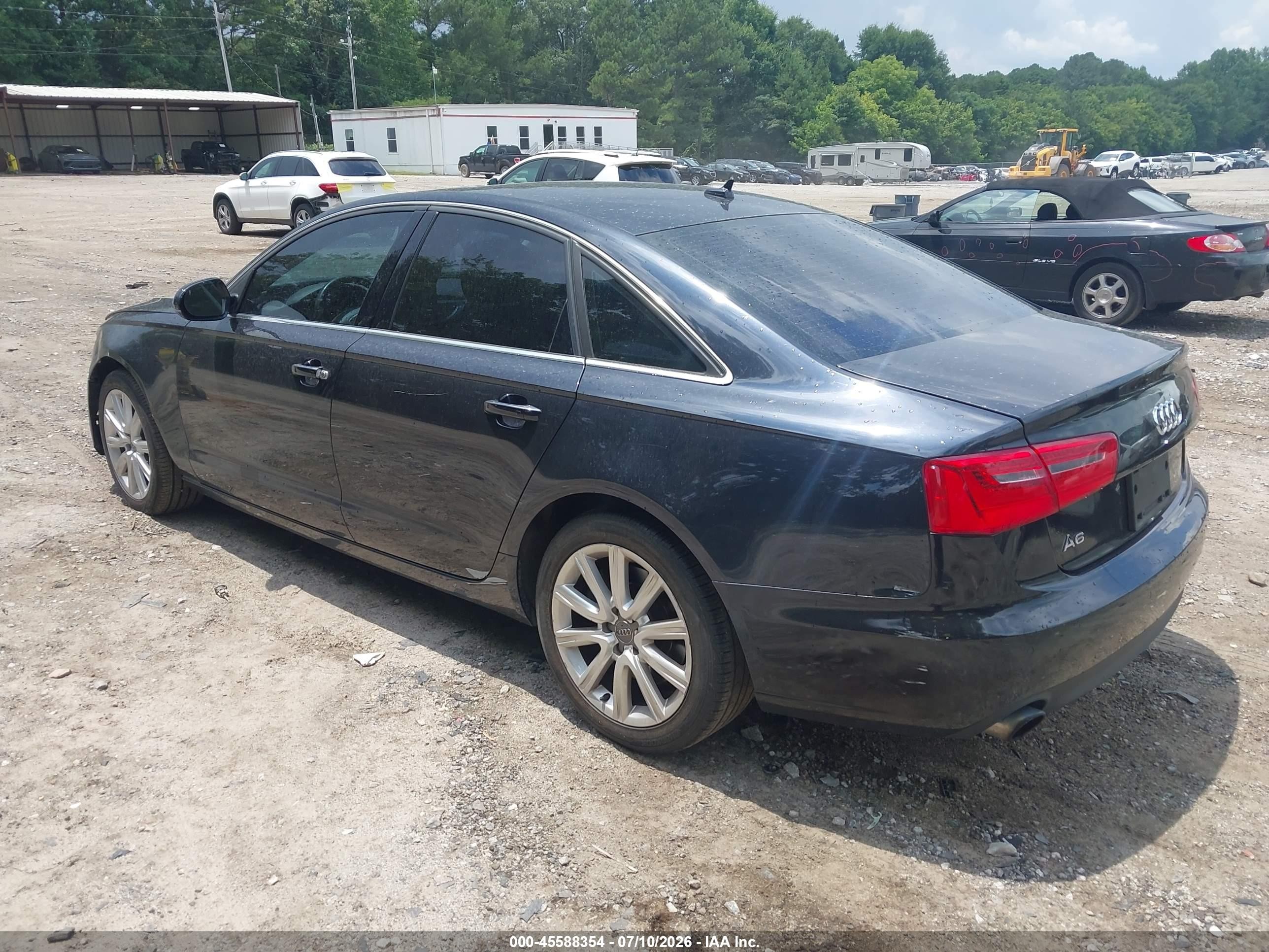 2014 Audi A6 2.0t Premium Black vin: WAUGFAFC0EN157281