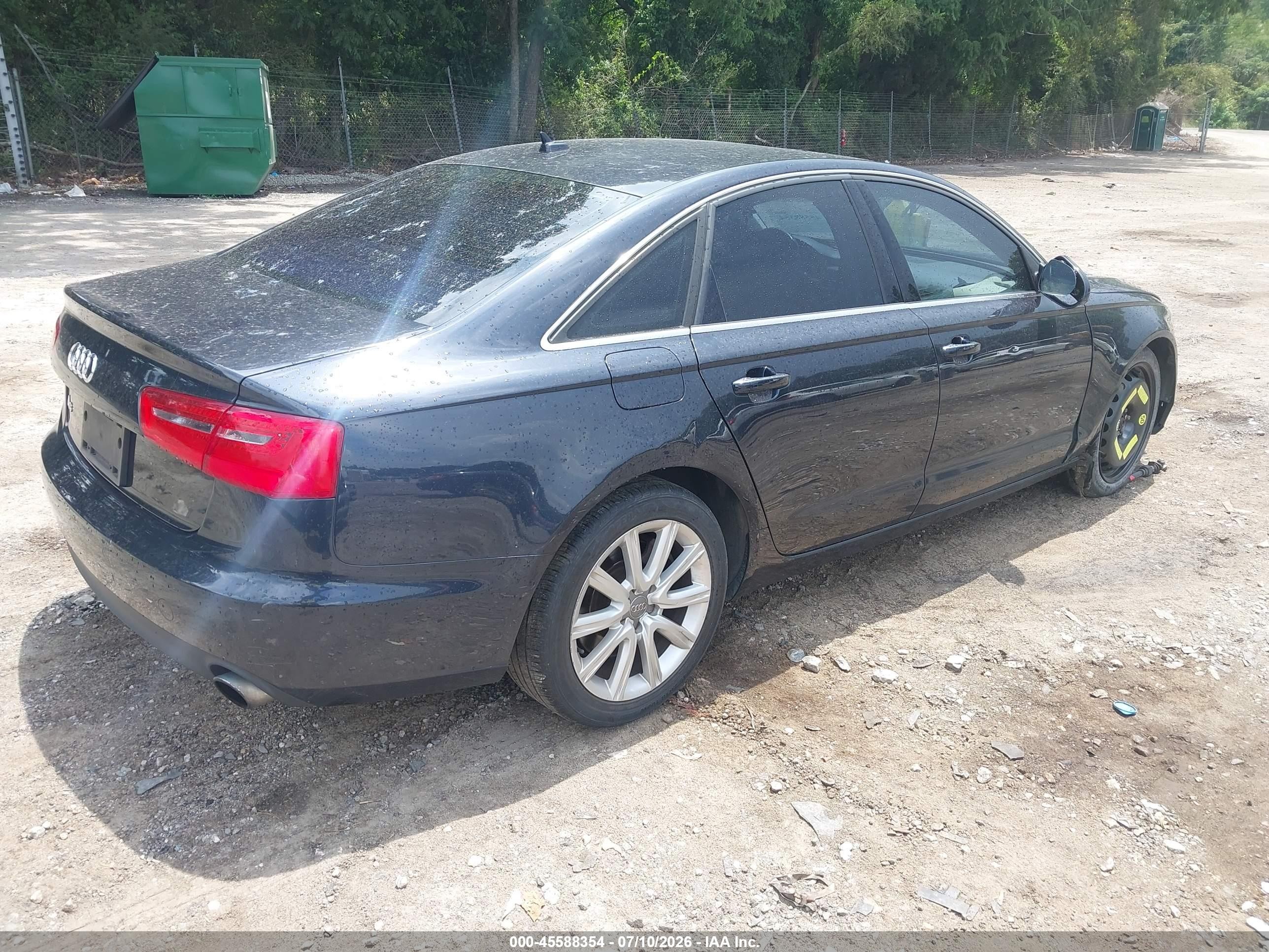 2014 Audi A6 2.0t Premium Black vin: WAUGFAFC0EN157281