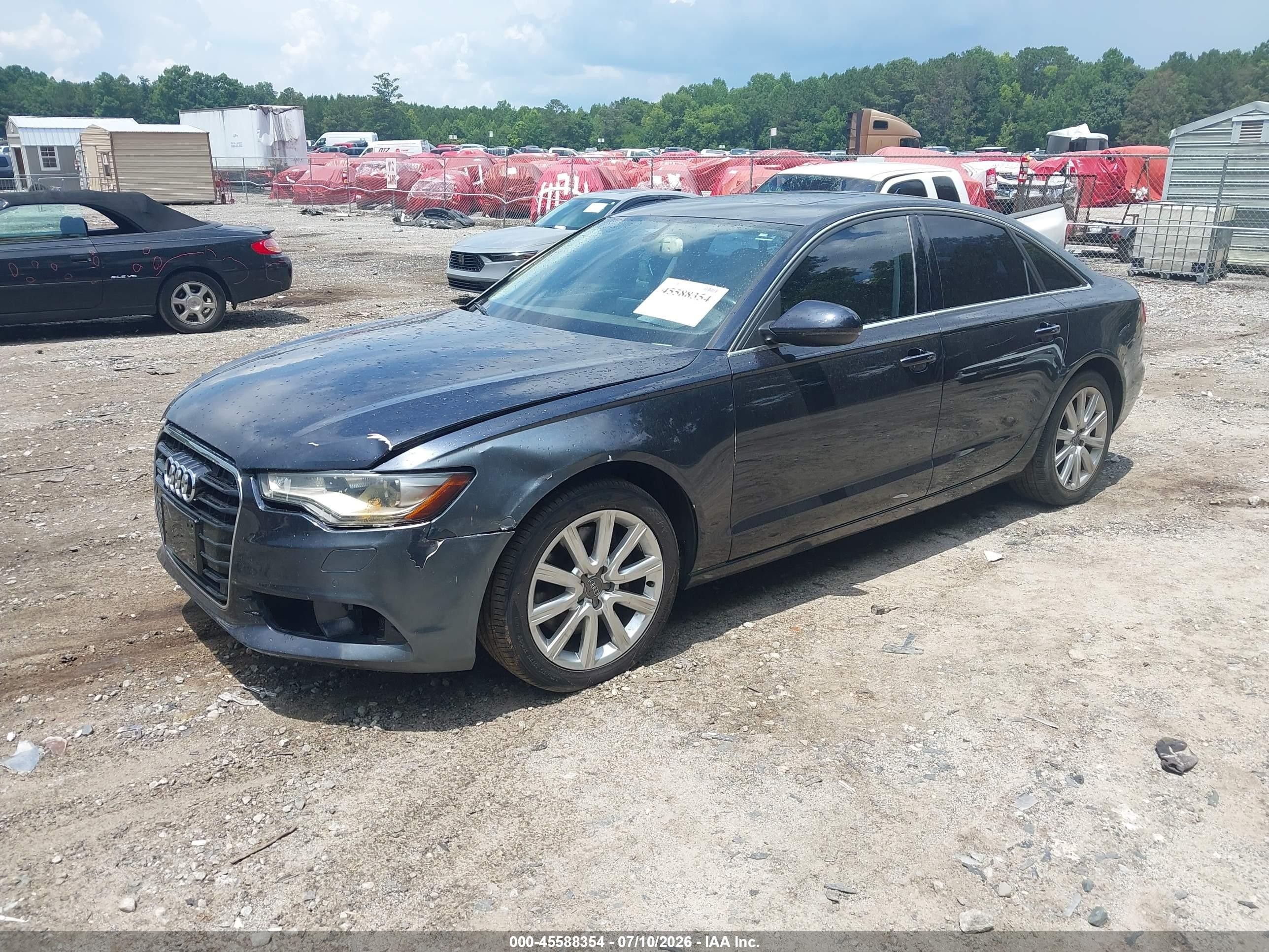 2014 Audi A6 2.0t Premium Black vin: WAUGFAFC0EN157281