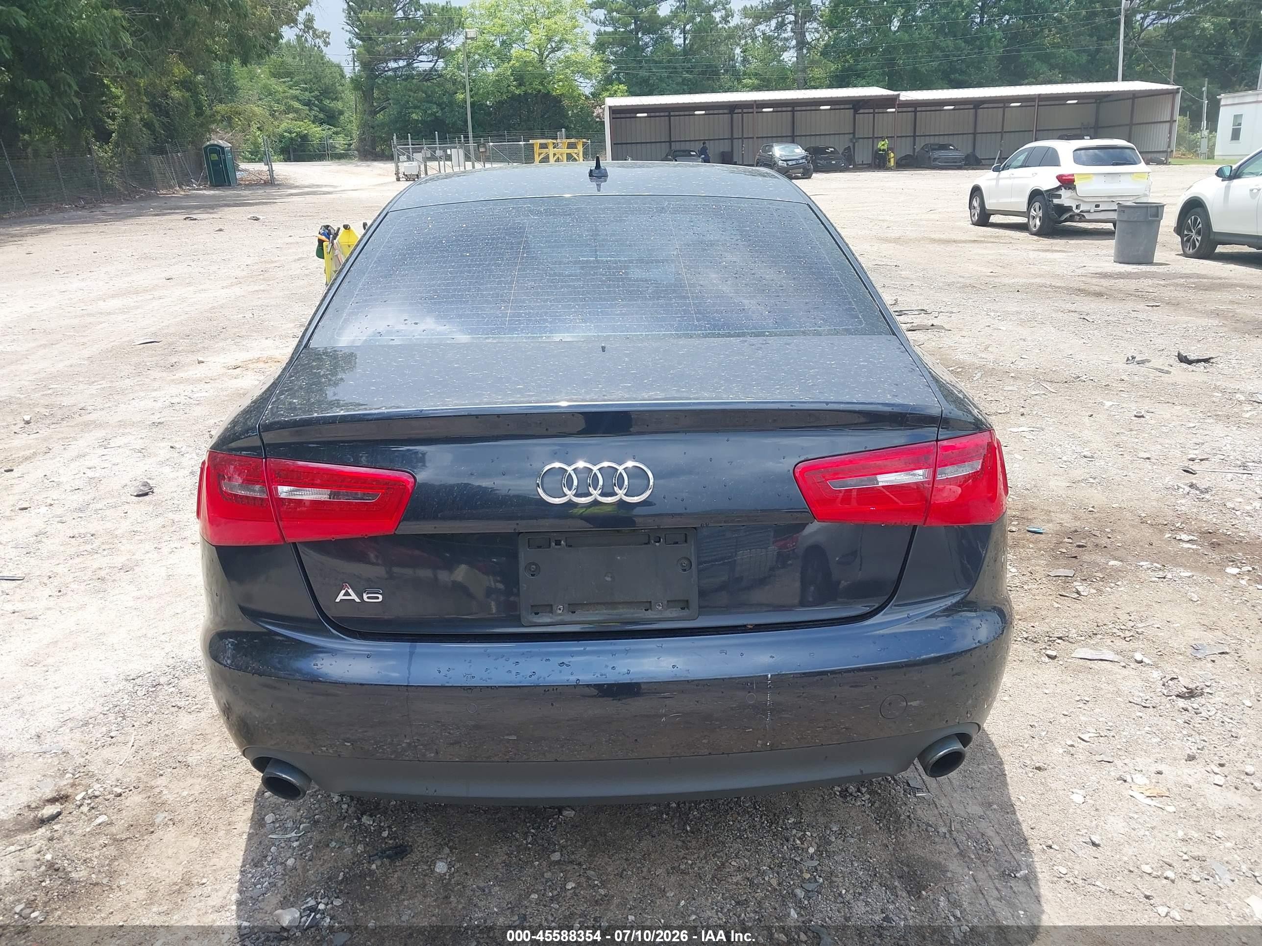 2014 Audi A6 2.0t Premium Black vin: WAUGFAFC0EN157281